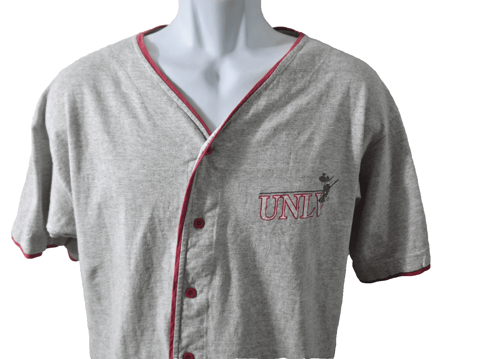 UNLV Runnin REBELS The GAME Jersey Sewn Lettering Vintage 90's Baseball Large