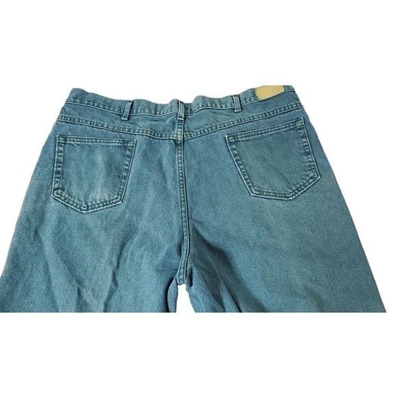 L.L. Bean Vintage Blue Denim Jeans Size 36 X 33 Freeport Maine Made In USA - Thumbnail 4