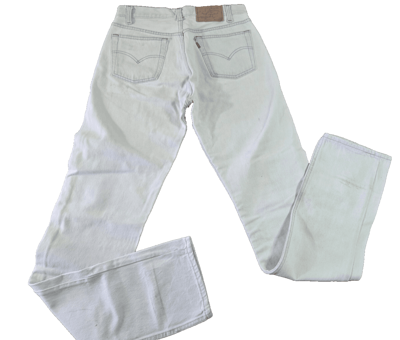 Vintage Levi’s 501 0657 31x36 Faded Grey Jeans 80s Made in USA Fit 30 x 36 - Thumbnail 2