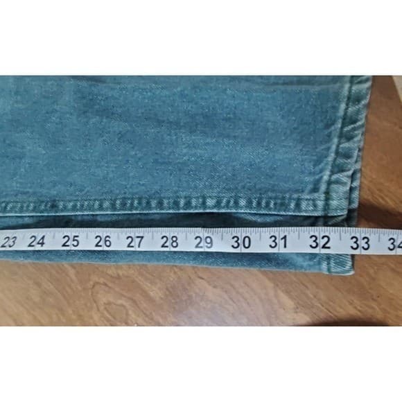 L.L. Bean Vintage Blue Denim Jeans Size 36 X 33 Freeport Maine Made In USA - Thumbnail 9