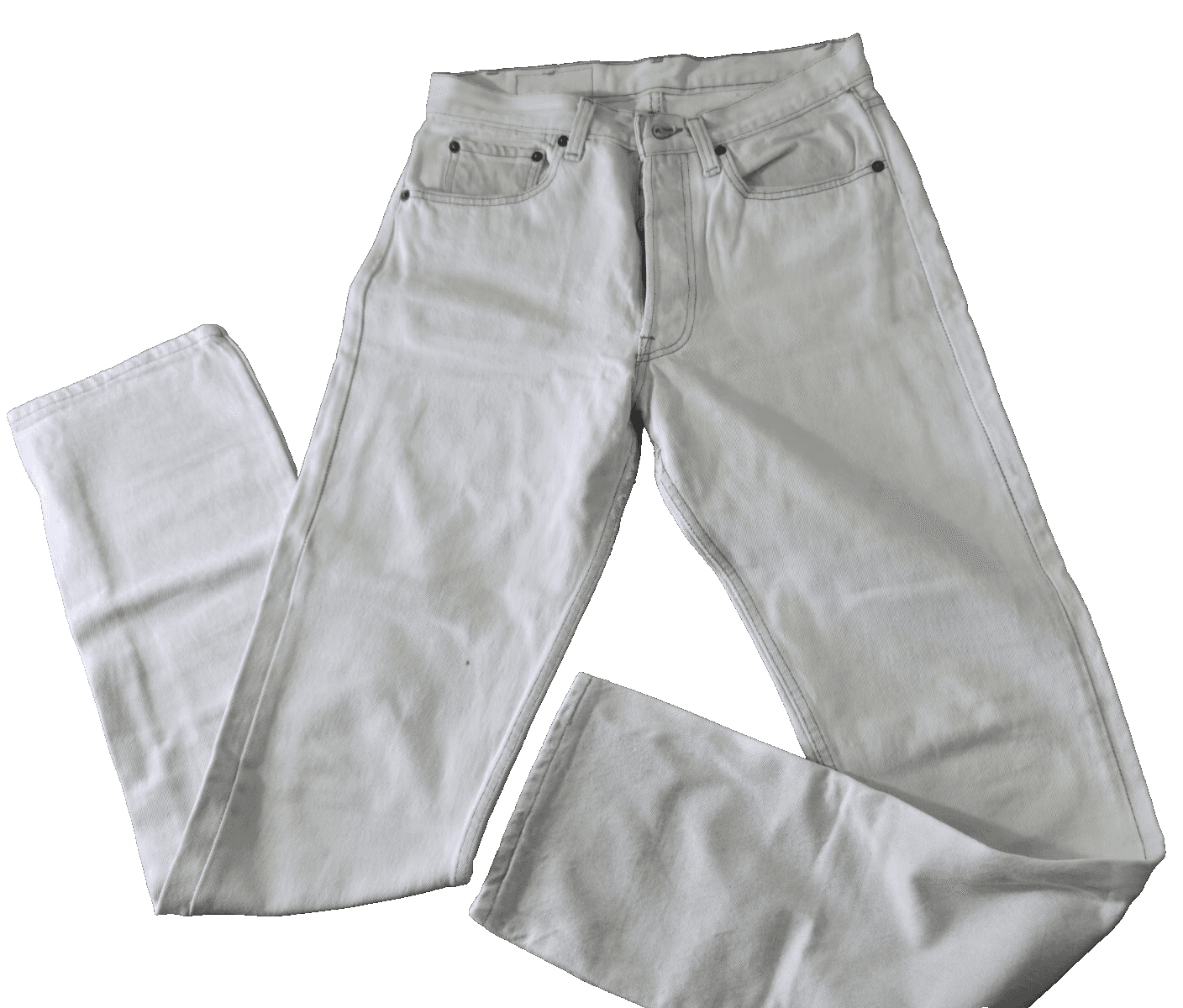 Vintage Levi’s 501 0657 31x36 Faded Grey Jeans 80s Made in USA Fit 30 x 36