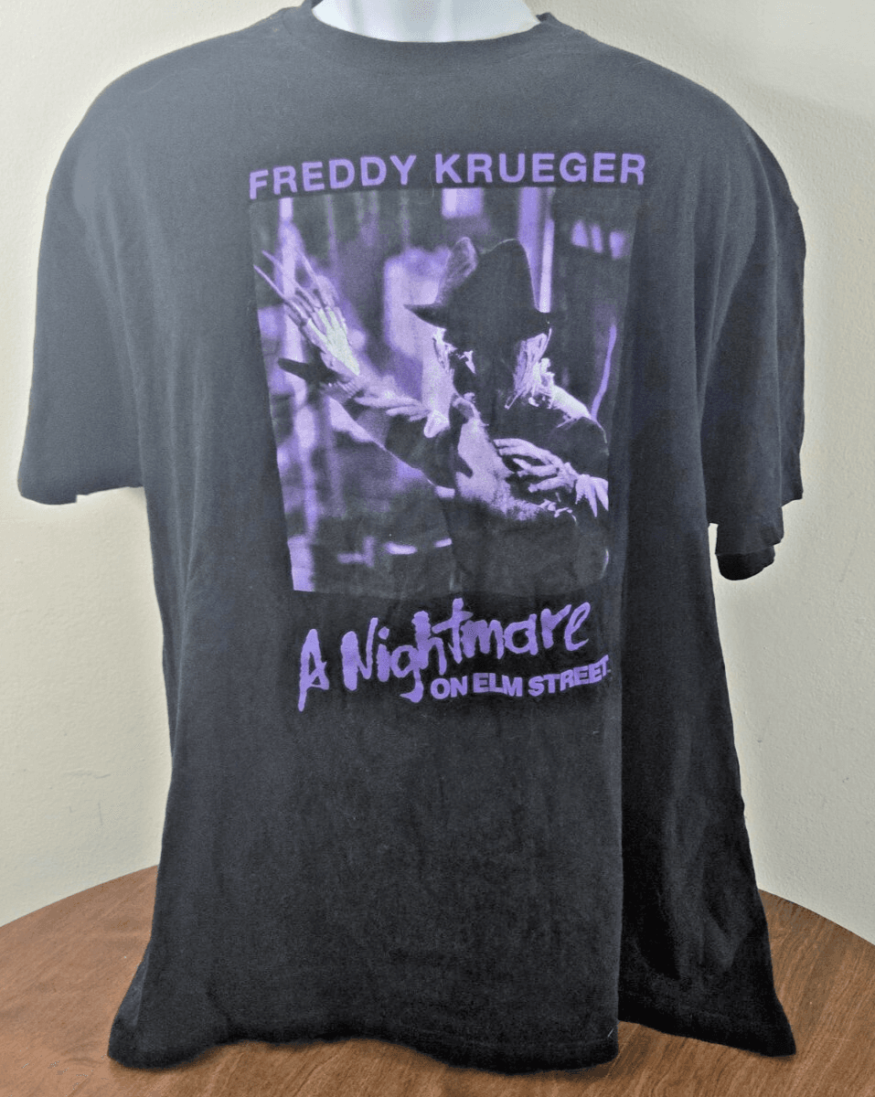 Nightmare On Elm Street Freddy Krueger Halloween Horror Slasher T-shirt Size 2XL