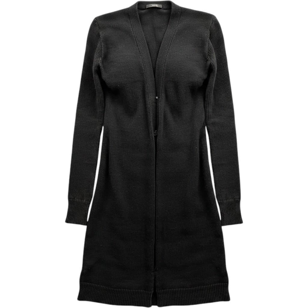 Talbots Plus Womens 1X Black Collarless Zip Front Wool Blend Coat New NWT - Thumbnail 2