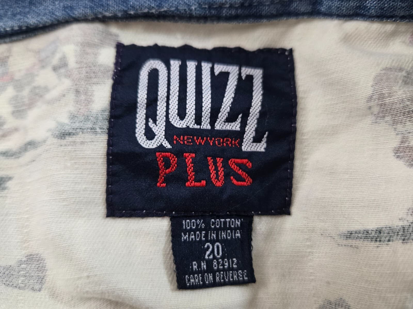 Quizz New York Plus Vintage Long Sleeved Shirt Size 20 Western Bears Ponies - Thumbnail 4