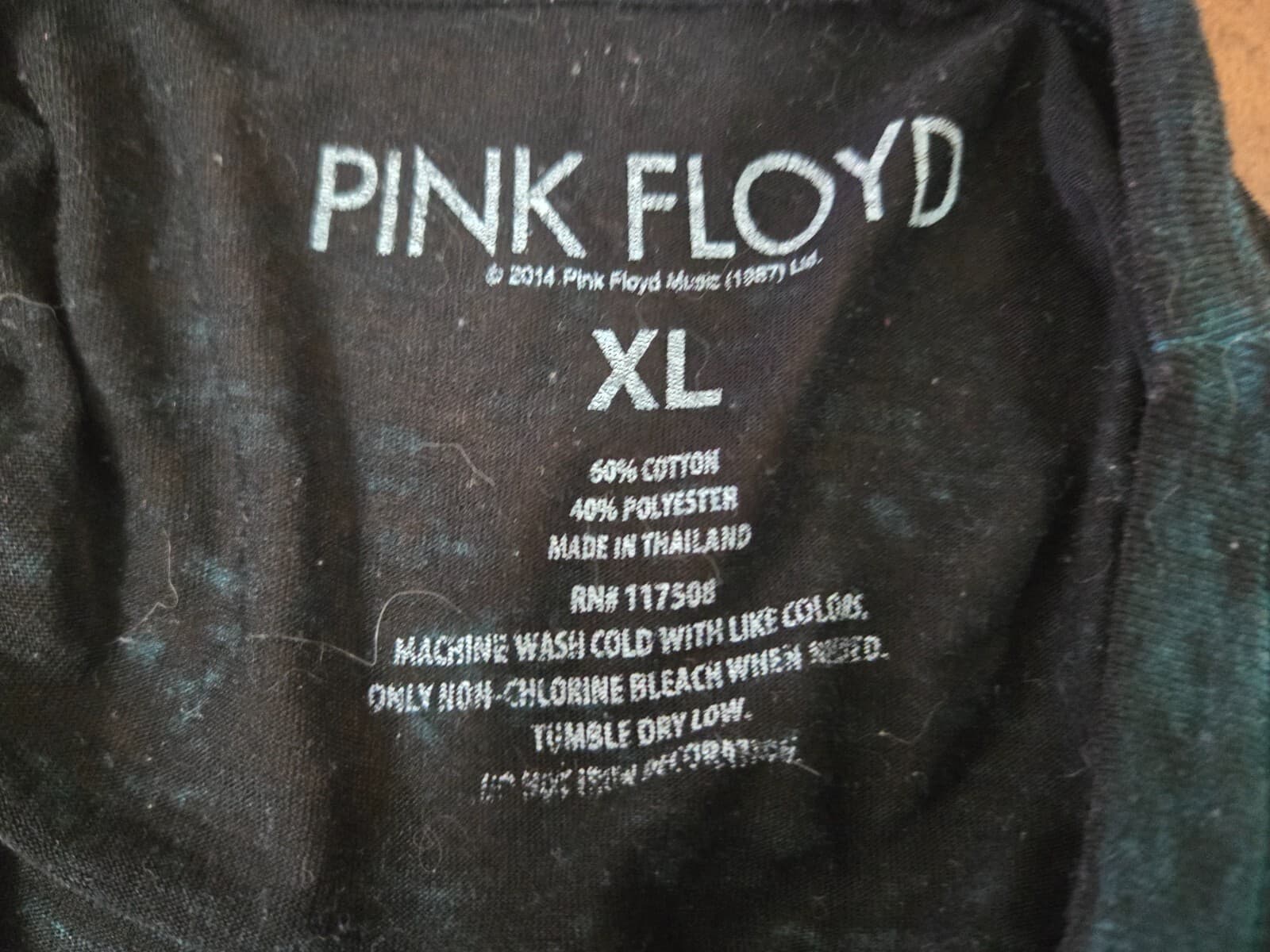 Pink Flyod The Dark Side Of The Moon T-Shirt Black Size XL Short Sleeved - Thumbnail 4