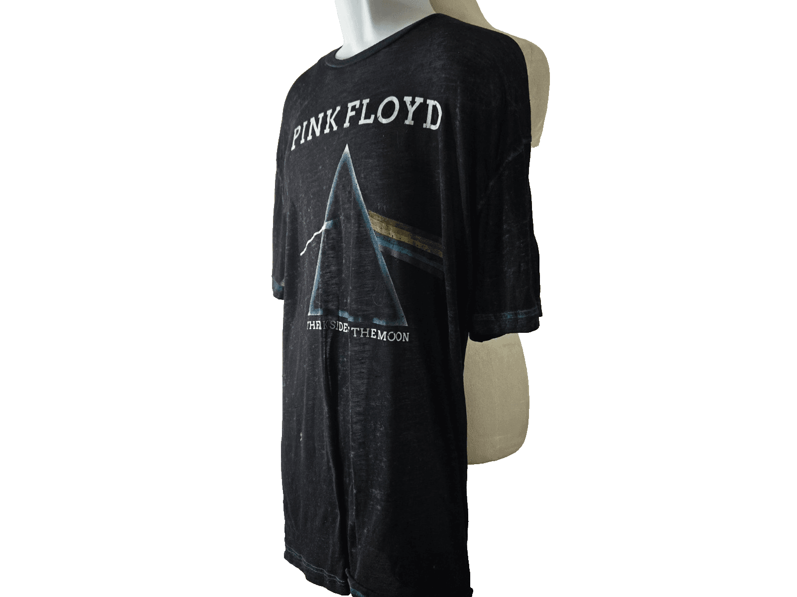 Pink Flyod The Dark Side Of The Moon T-Shirt Black Size XL Short Sleeved - Thumbnail 5