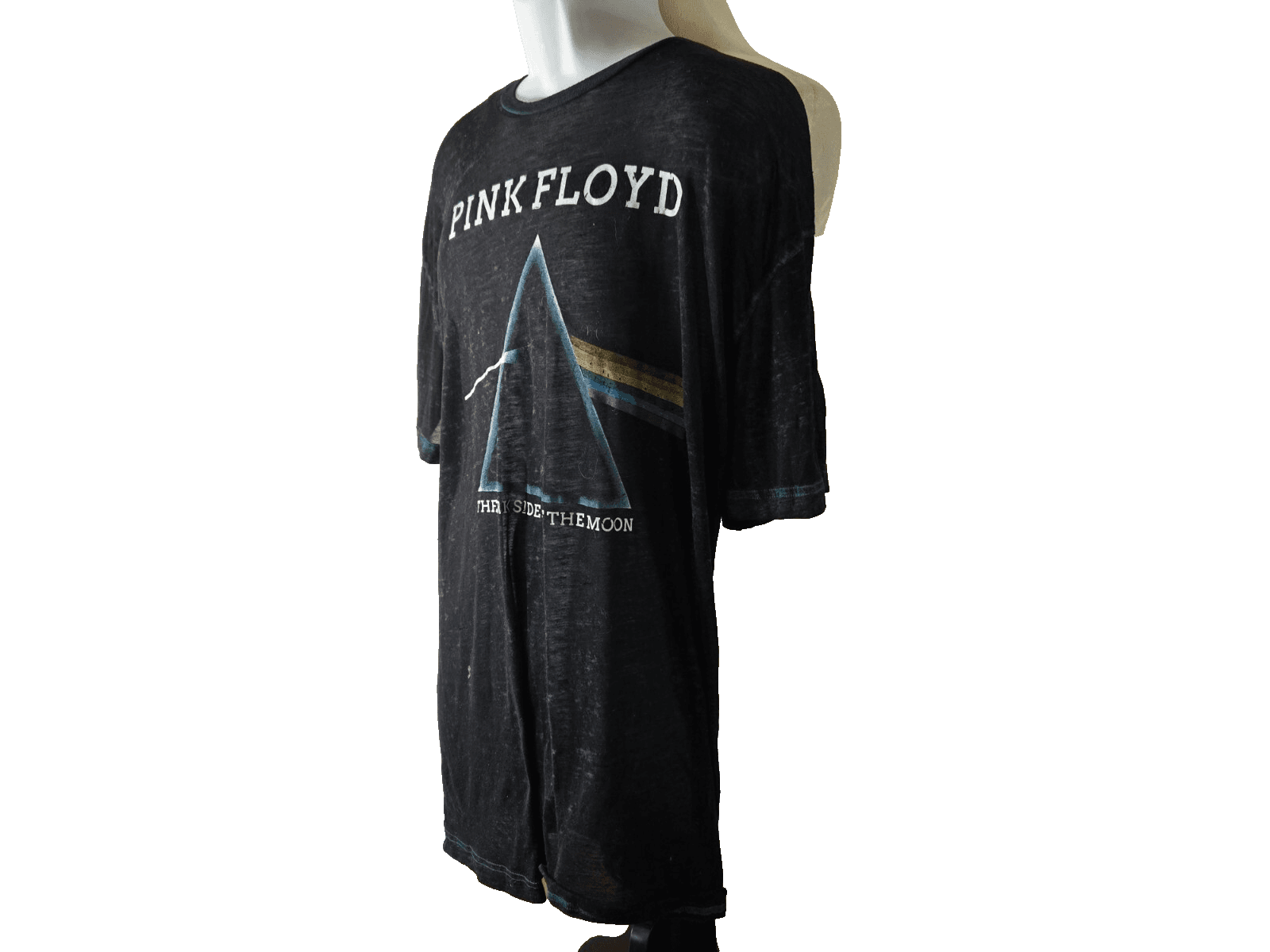 Pink Flyod The Dark Side Of The Moon T-Shirt Black Size XL Short Sleeved - Thumbnail 6