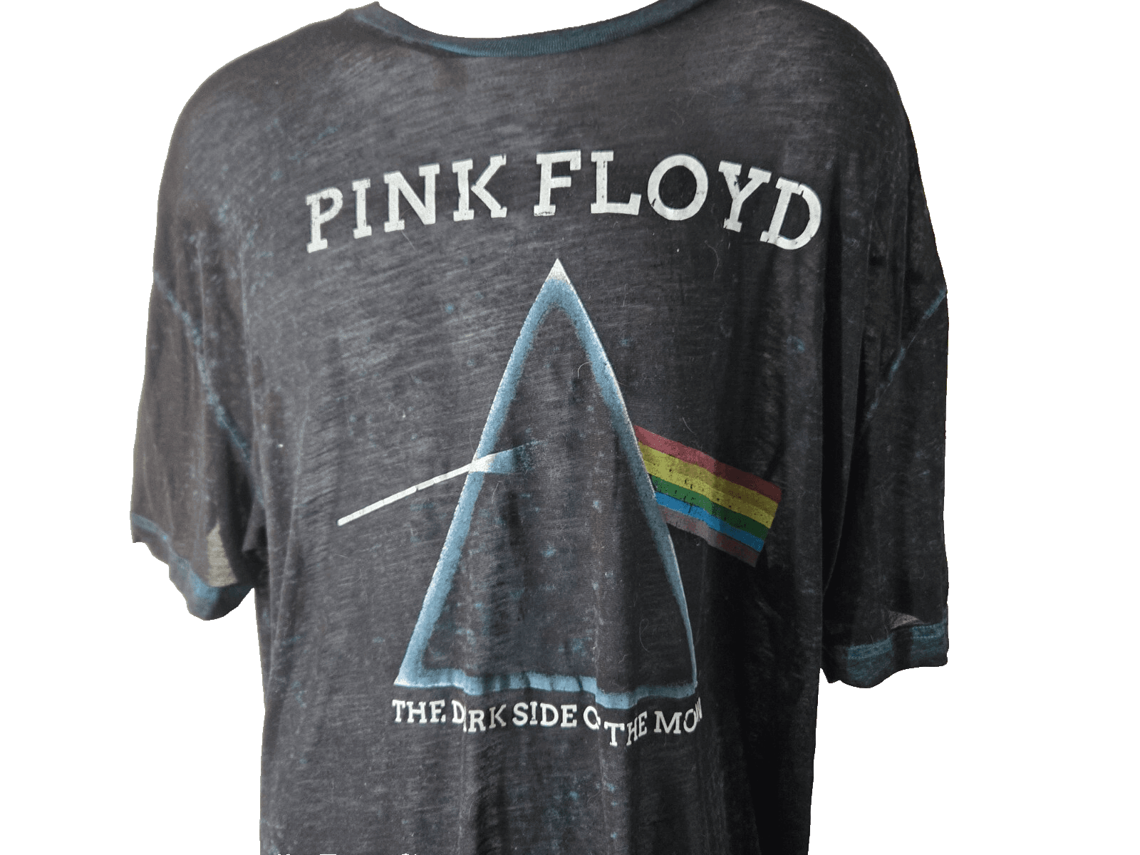 Pink Flyod The Dark Side Of The Moon T-Shirt Black Size XL Short Sleeved - Thumbnail 2