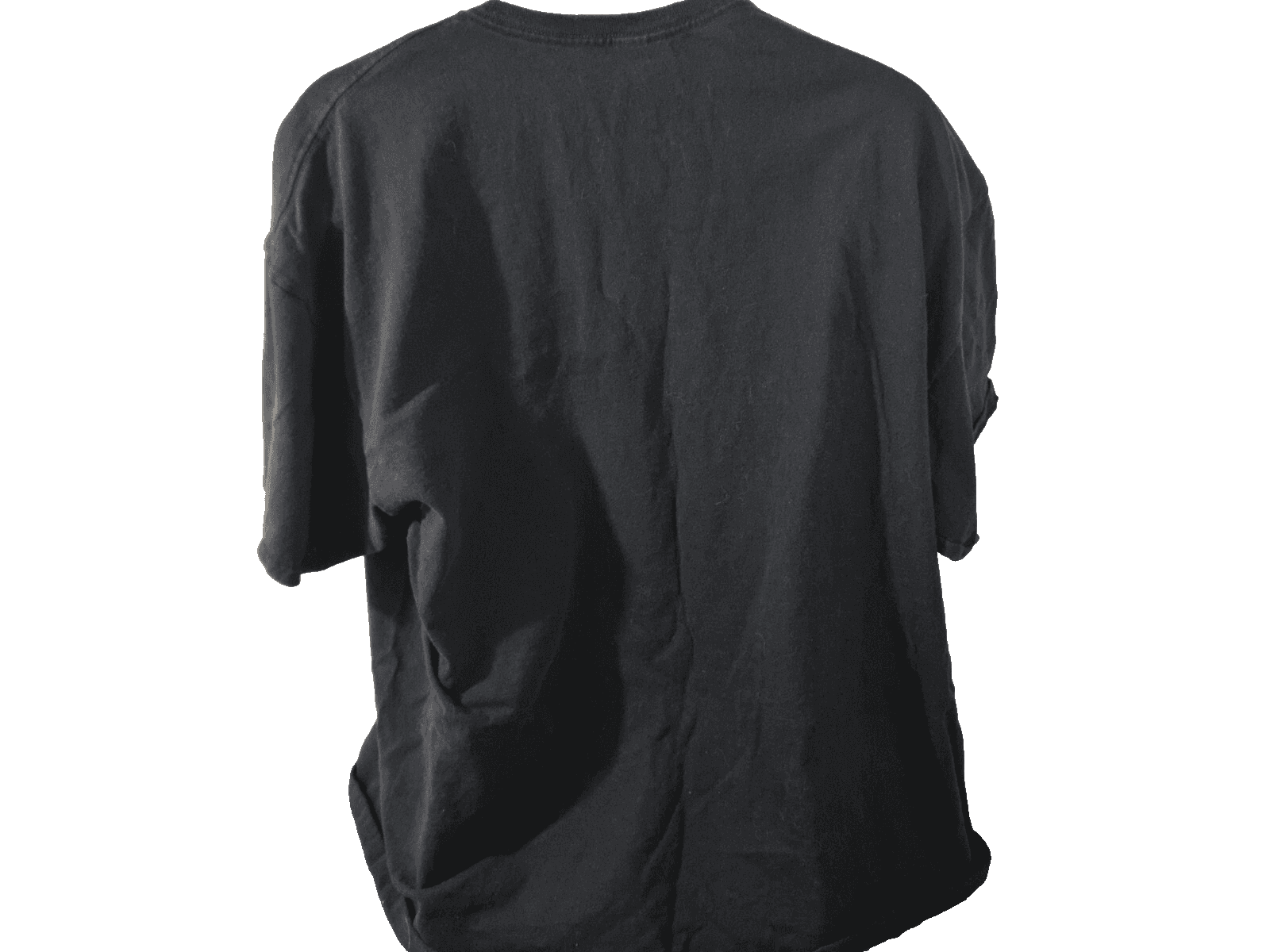 Delta Pro Weight Mens Black Halloween T Shirt Retro Style Black Cat Bats Cut Tag - Thumbnail 3