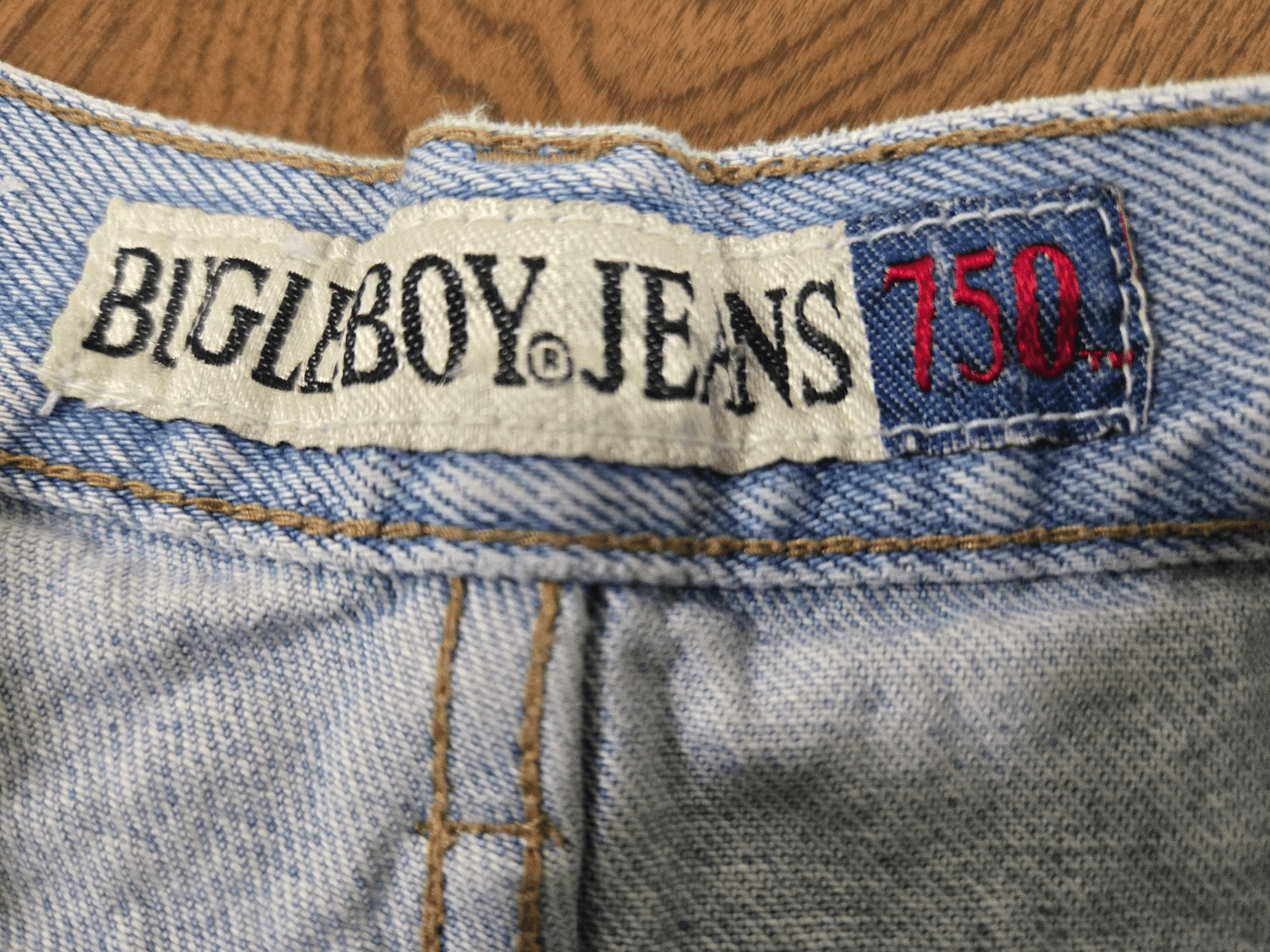 Bugle Boy Jeans Mens Size 32 X 30.5 Tapered Leg Light Blue Wash Vintage 90s Y2K - Thumbnail 3