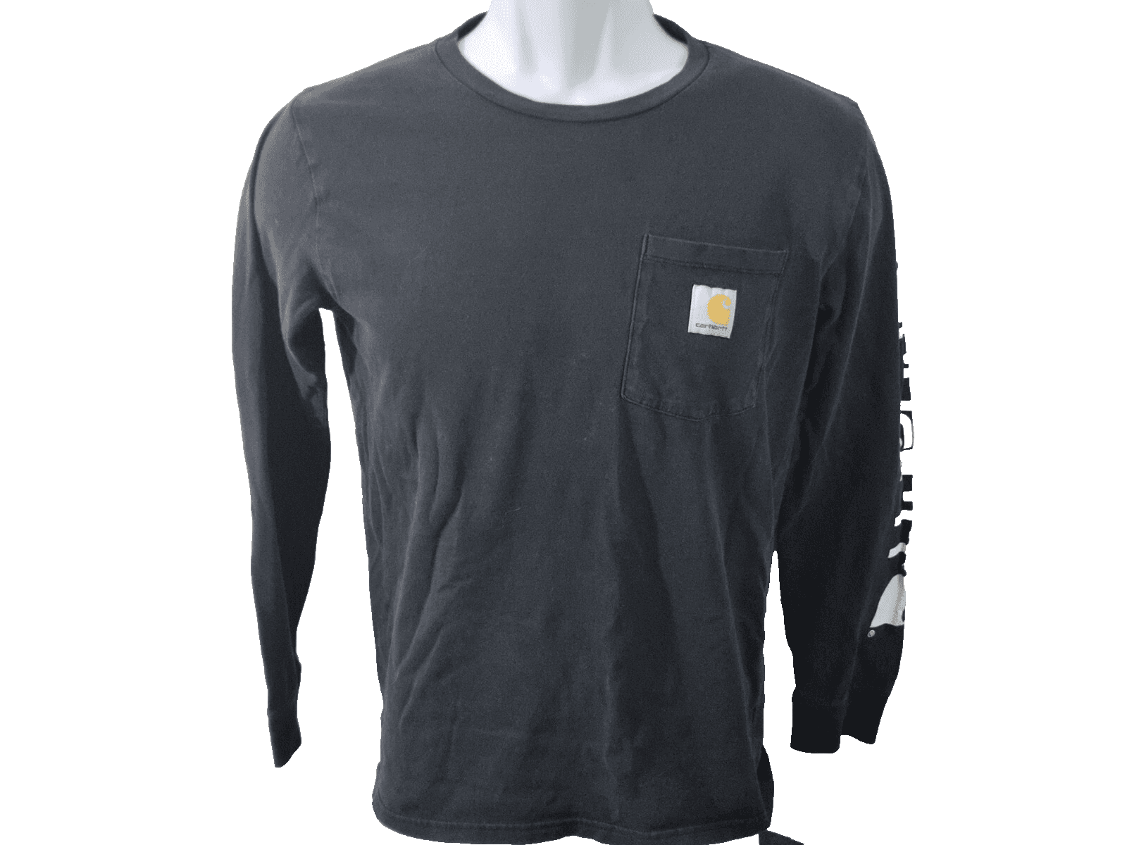 Carhartt T Shirt Youth Kids Large Black Long Sleeve Classic Casual Graphic
