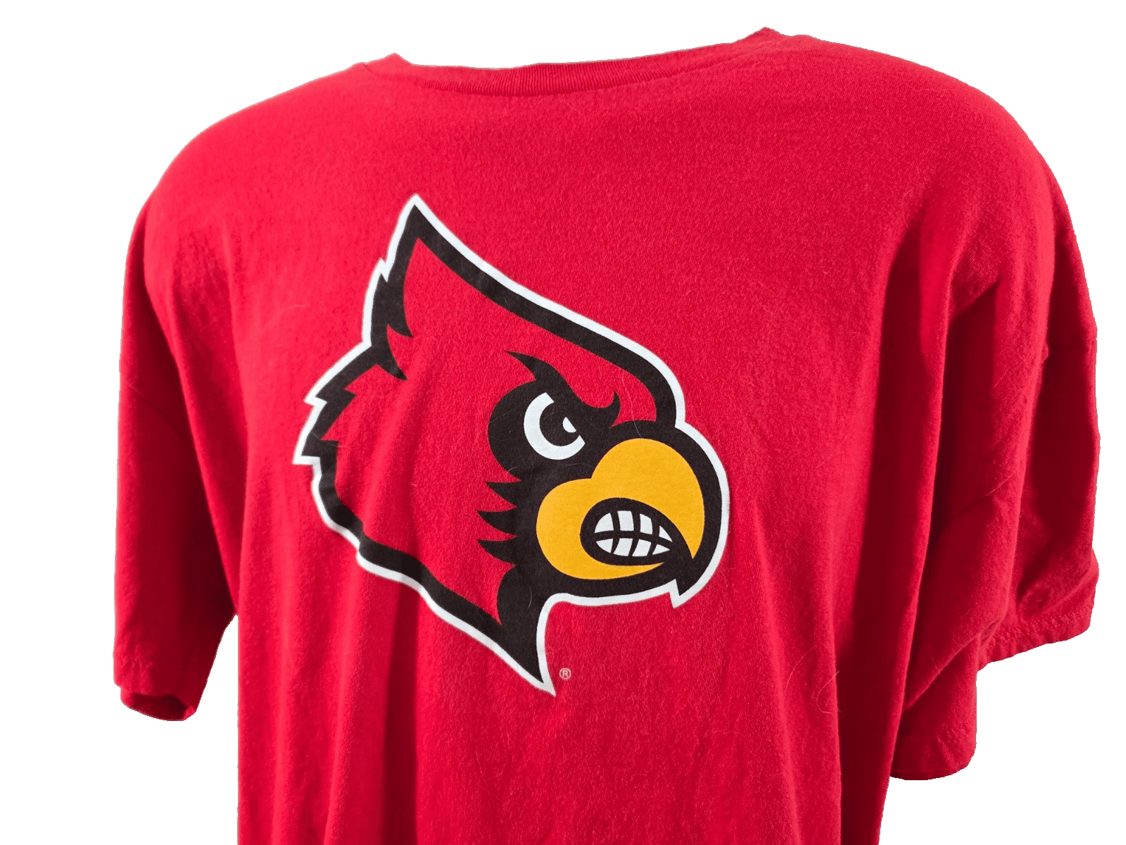 Louisville Cardinals Shirt Mens XXL Red Short Sleeve Cotton Top Adult NCAA - Thumbnail 2