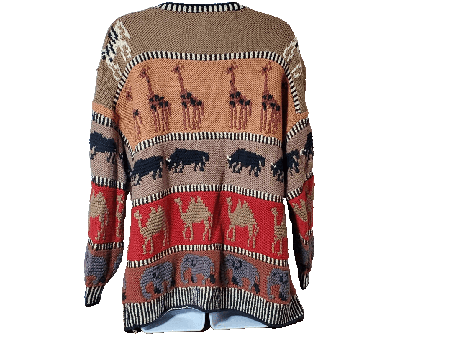20 Ans By Mariea Kim Women Hand Knit Sweater Sz Medium - Thumbnail 4