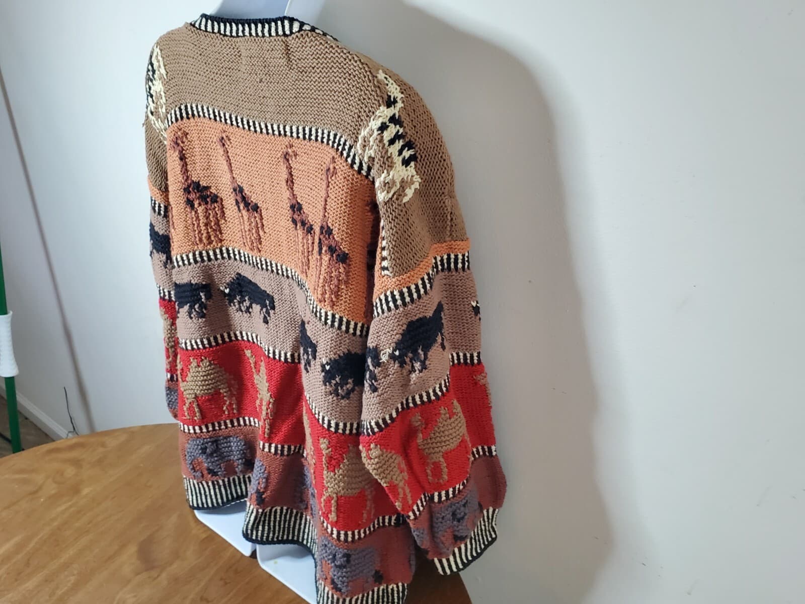 20 Ans By Mariea Kim Women Hand Knit Sweater Sz Medium - Thumbnail 10