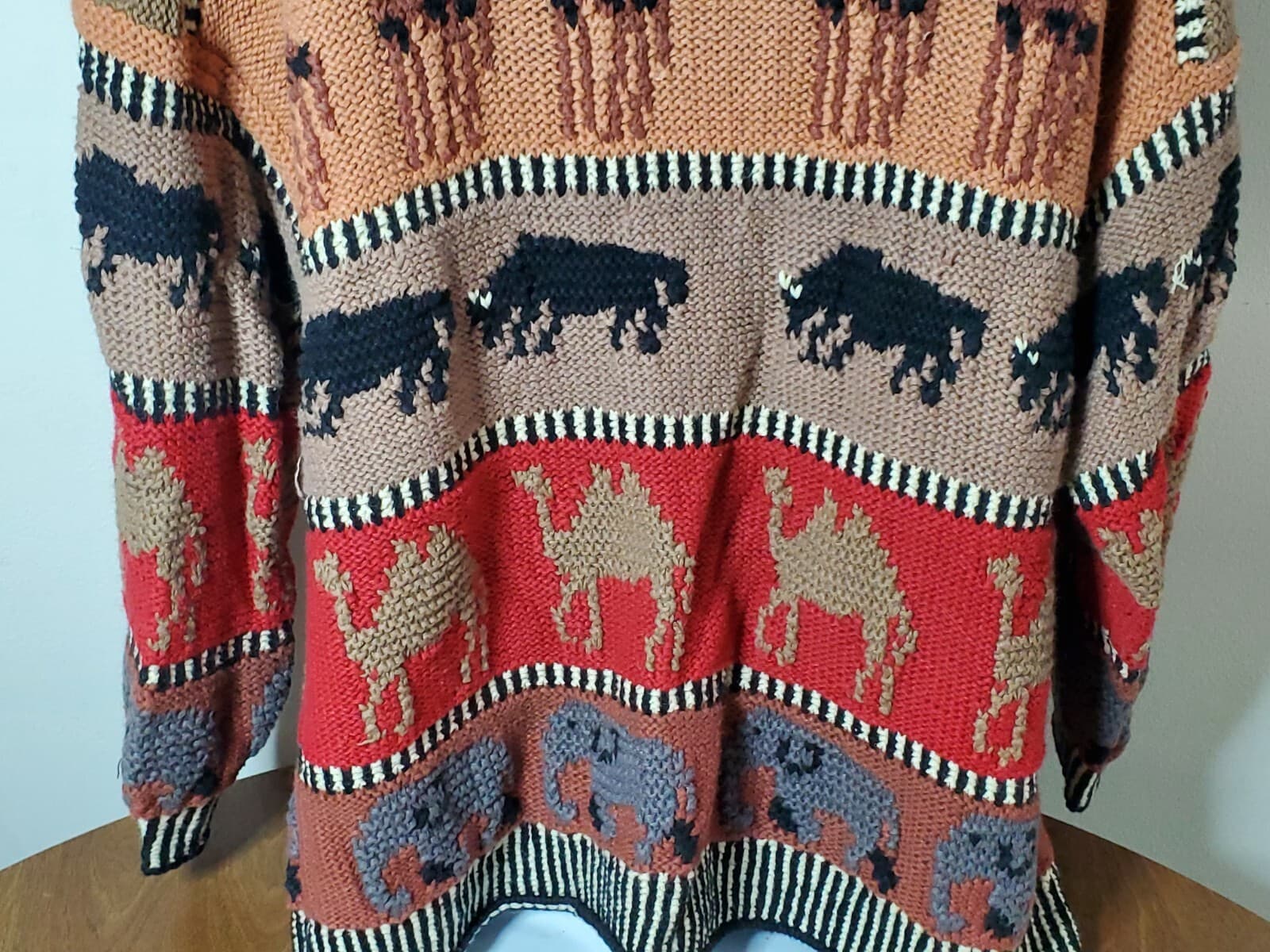 20 Ans By Mariea Kim Women Hand Knit Sweater Sz Medium - Thumbnail 9