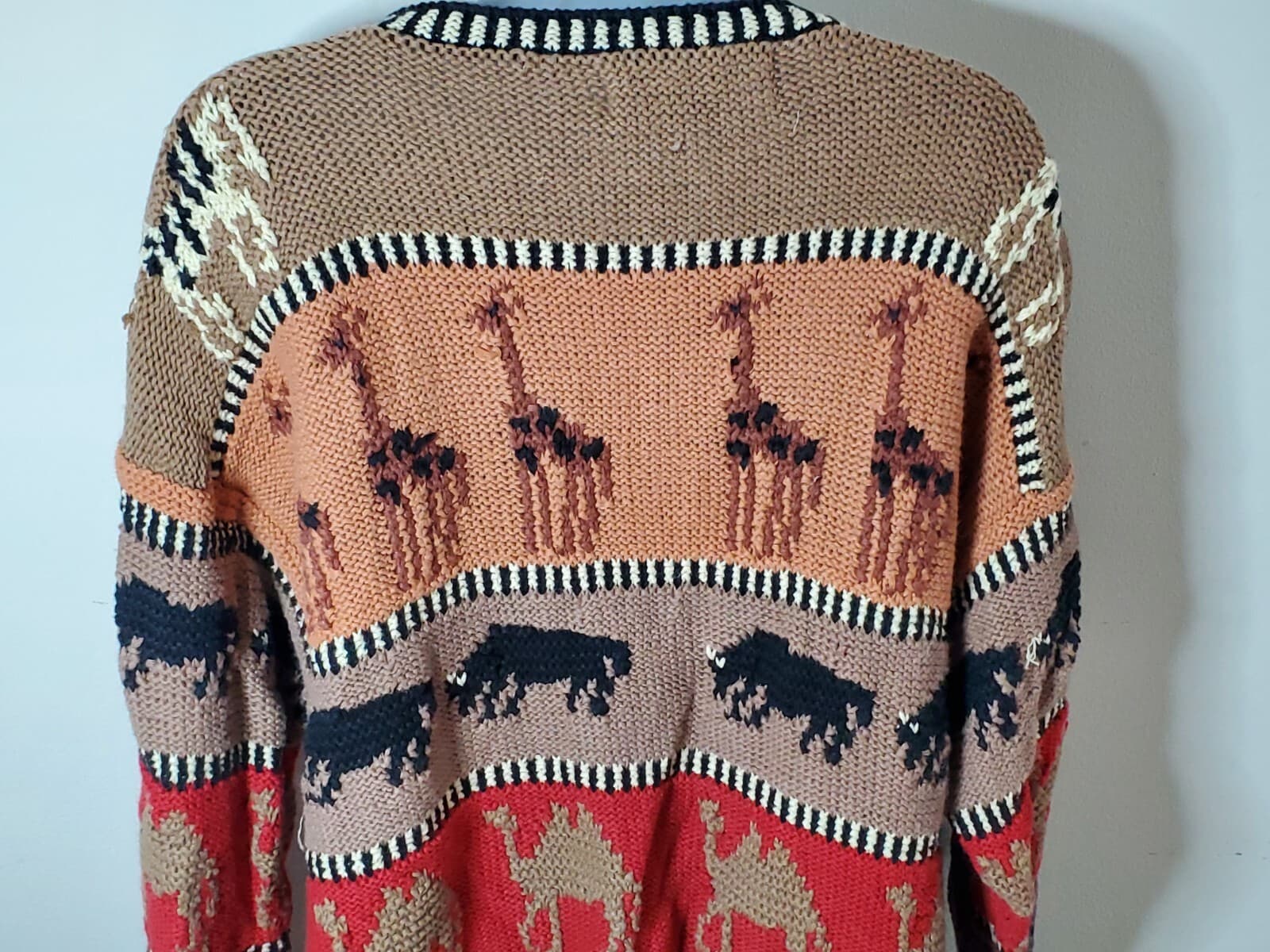 20 Ans By Mariea Kim Women Hand Knit Sweater Sz Medium - Thumbnail 8