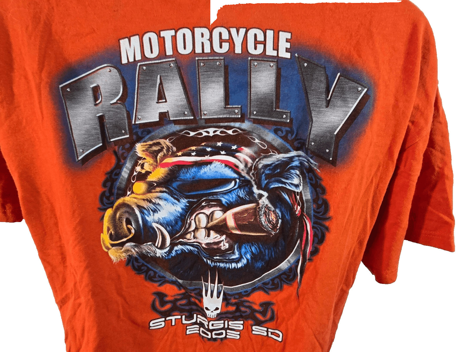 2005 Sturgis Black Hills Rally Men's T-Shirt Bike Week Motorcycle Size Medium - Thumbnail 6
