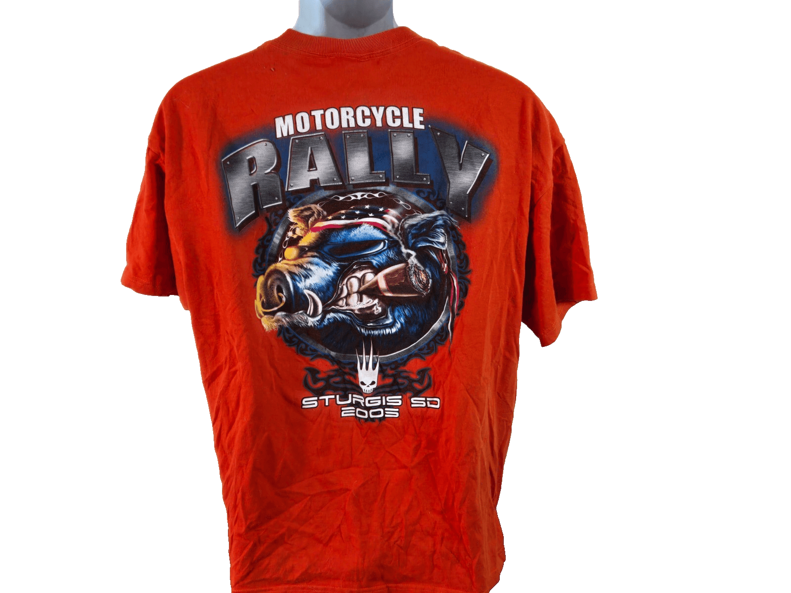 2005 Sturgis Black Hills Rally Men's T-Shirt Bike Week Motorcycle Size Medium - Thumbnail 4