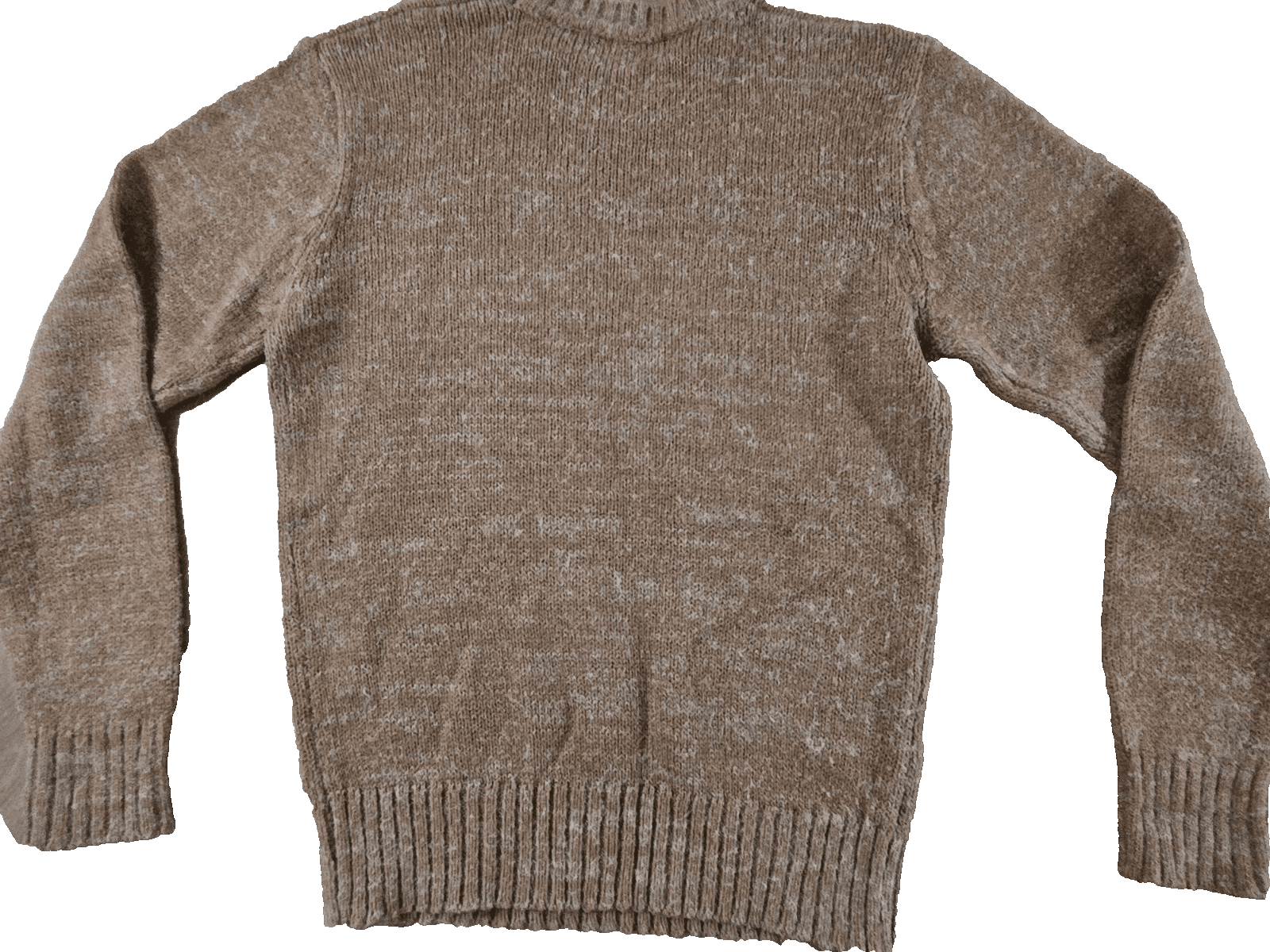 Bruce Jenner SIM Sweater Mens Medium Copper Acrylic Stretch Blend Crew Neck - Thumbnail 3
