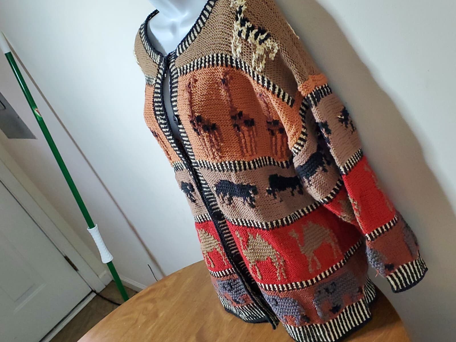 20 Ans By Mariea Kim Women Hand Knit Sweater Sz Medium - Thumbnail 6