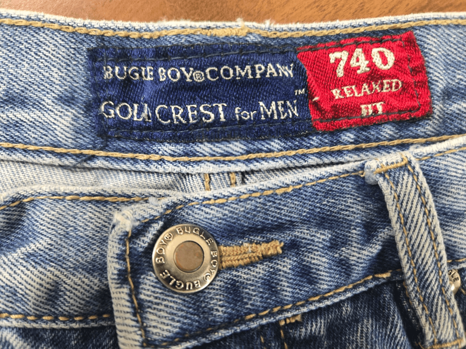 Bugle Boy Company Goldcrest For Men 740 Relaxed Fit Size 32" X 32" - Thumbnail 7