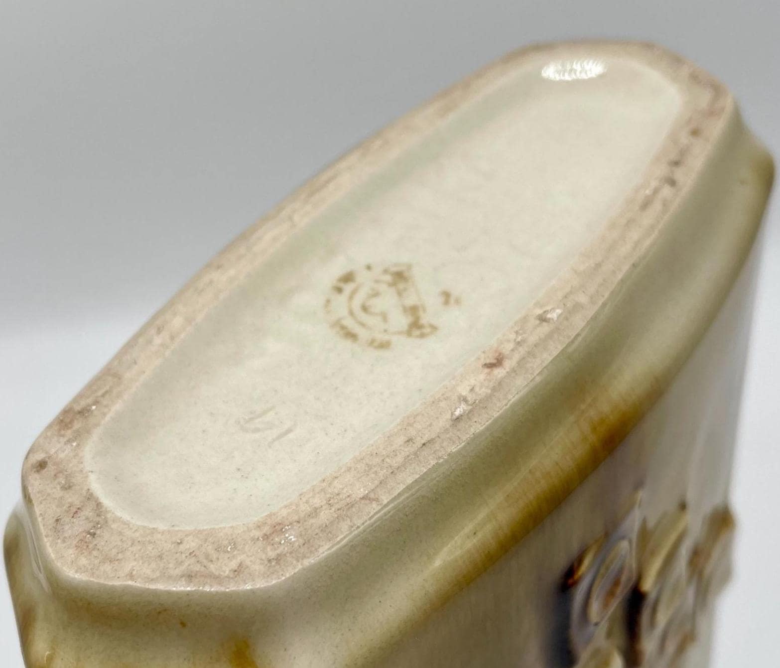 Vintage Ditmar Urbach "Mozaika" Cube Relief Vase, 1960s Czechoslovakian Mid-Century Modern Ceramic Block Pottery - Thumbnail 4