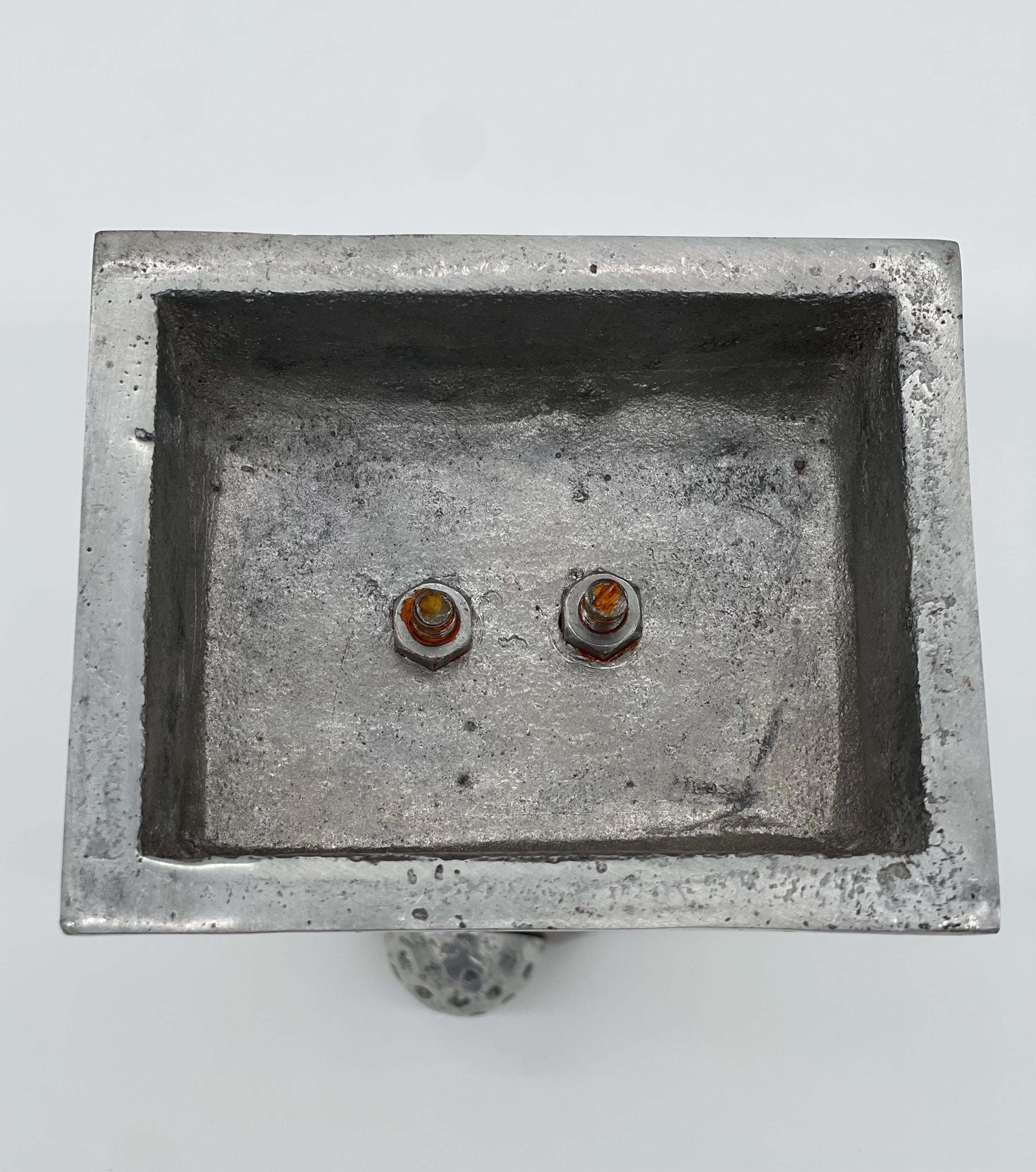 David Marshall Brutalist Golf Trophy Sculpture, Brass Aluminum Mid Century Modern Spain - Thumbnail 9