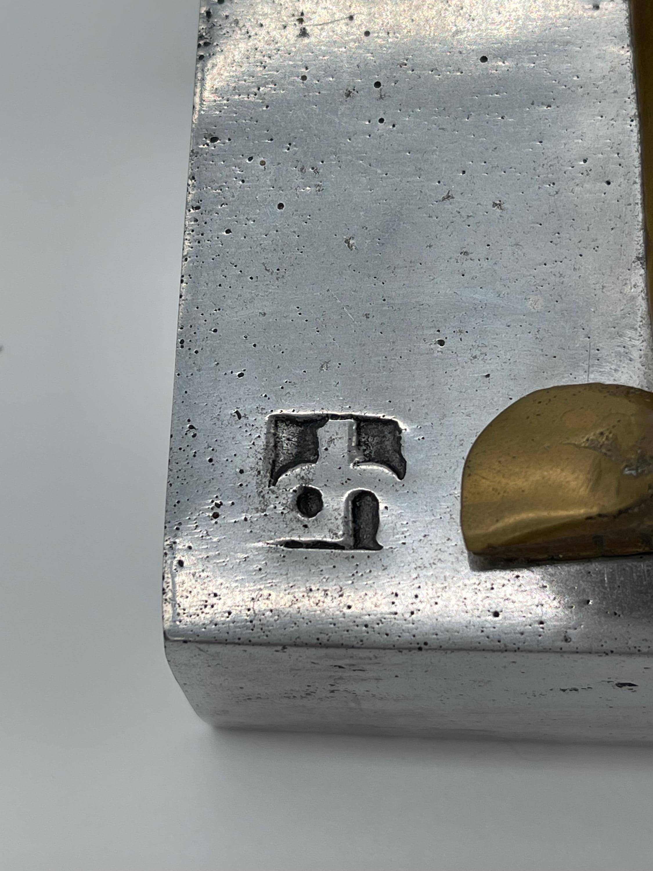 David Marshall Brutalist Golf Trophy Sculpture, Brass Aluminum Mid Century Modern Golf Gift - Thumbnail 3
