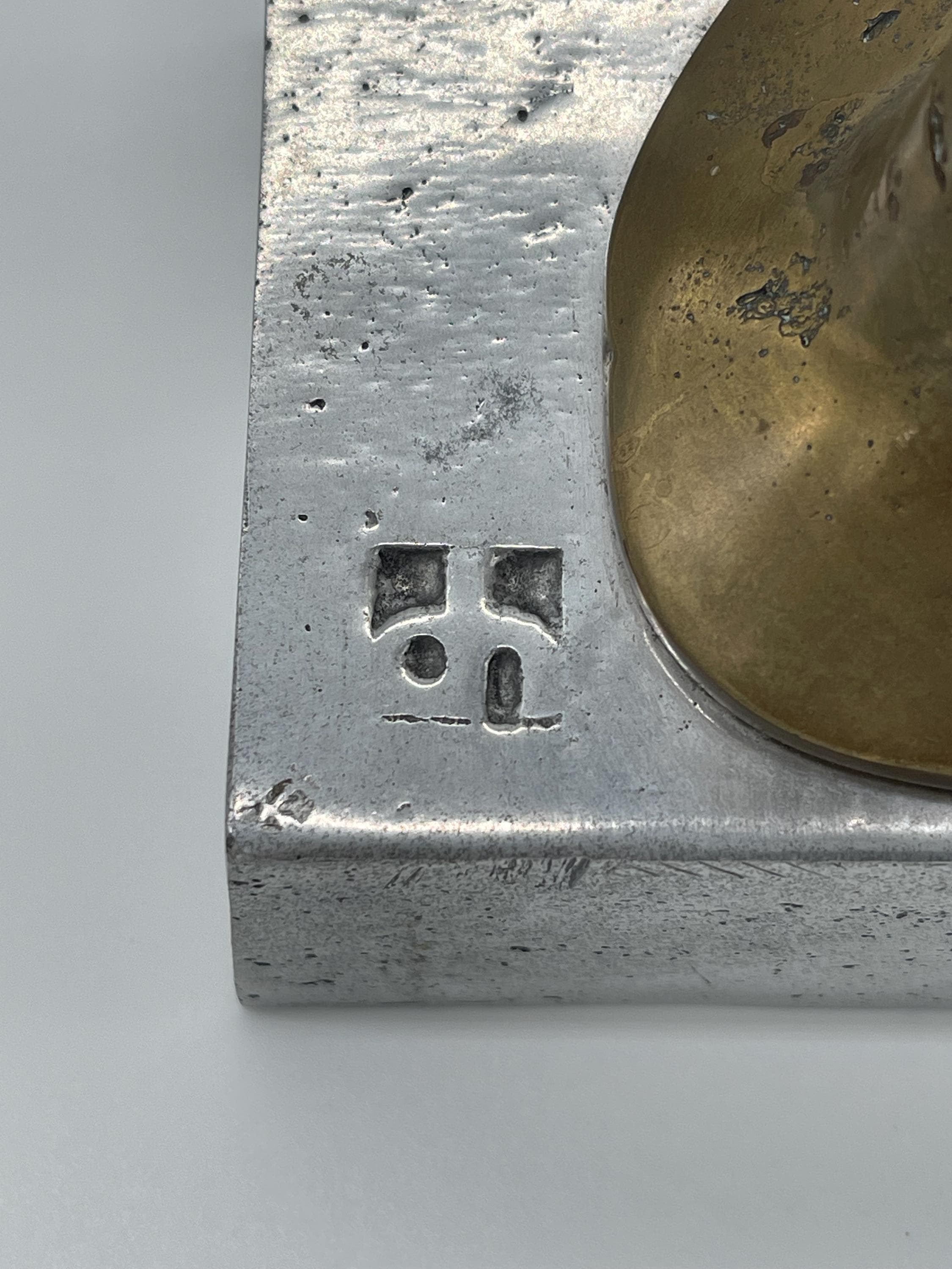 David Marshall Brutalist Golf Sculptures, Brass Aluminum Trophies, MCM Office Decor - Thumbnail 11