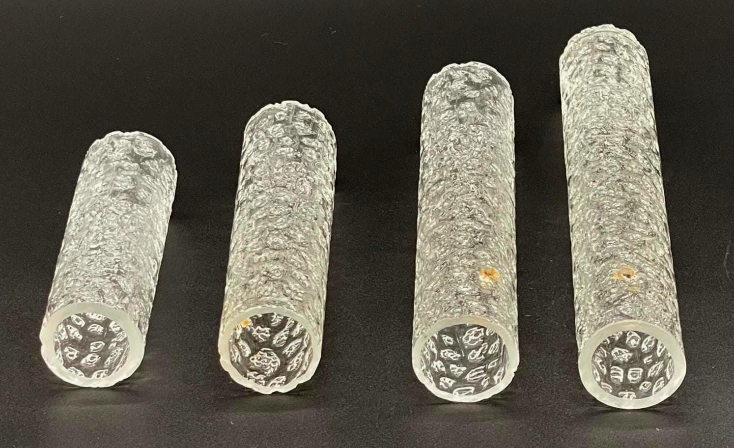 Doria Leuchten Replacement Glass Cylinders, Mid-Century Modern Lighting Restoration - Thumbnail 3