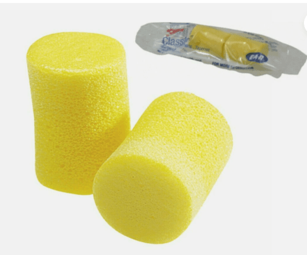 3M 312-1201 E-A-R Classic Disposable Yellow Foam Ear Plugs 200 Pairs (P71K) - Thumbnail 2