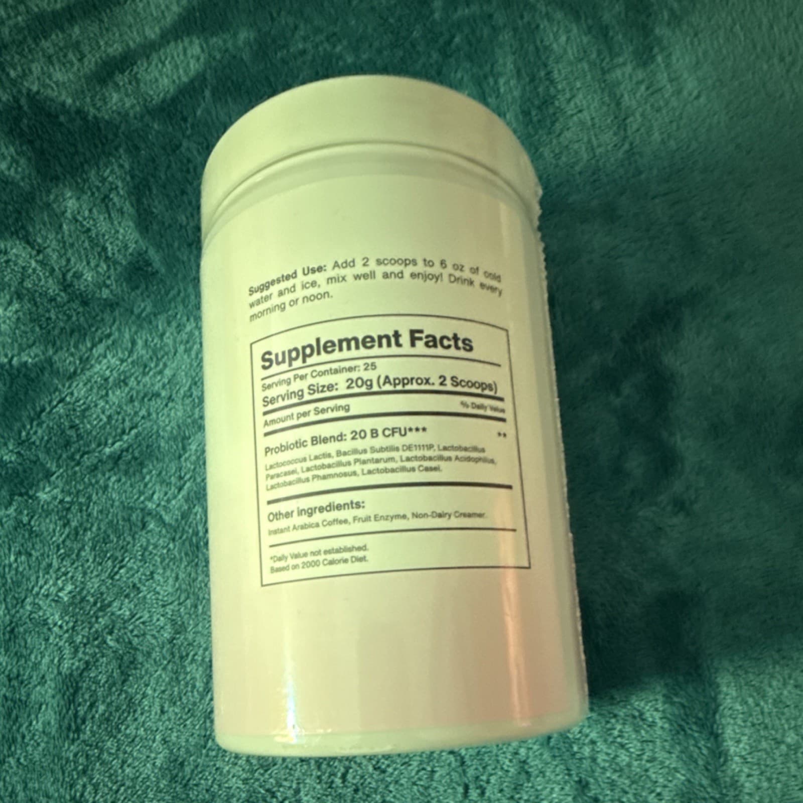 Bella All Natural Probiotics Iced Coffee Powder Gluten Free Dairy Free 17.64oz - Thumbnail 2