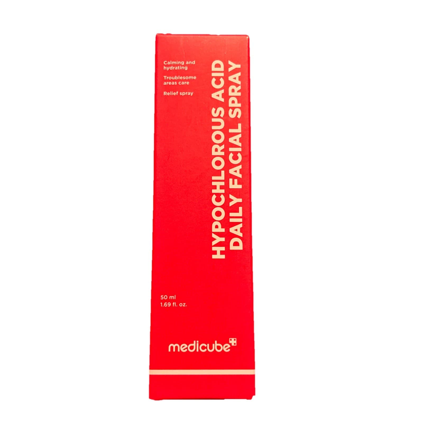 Medicube Hypochlorous Acid Daily Facial Spray 50ml (1.69oz) Red/White