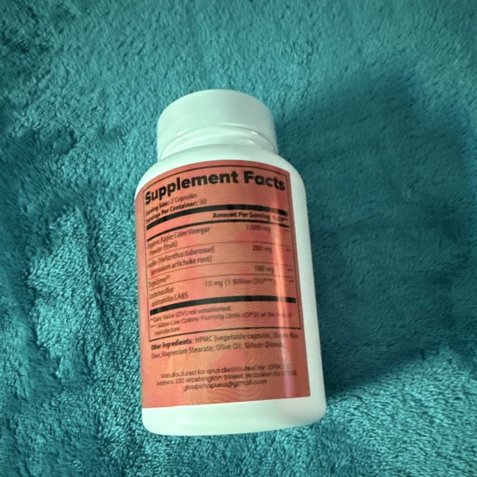 Glo Up Holy Grail Gut Dietary Supplement Vegan Gluten-Free Non-GMO 60 Capsules - Thumbnail 2
