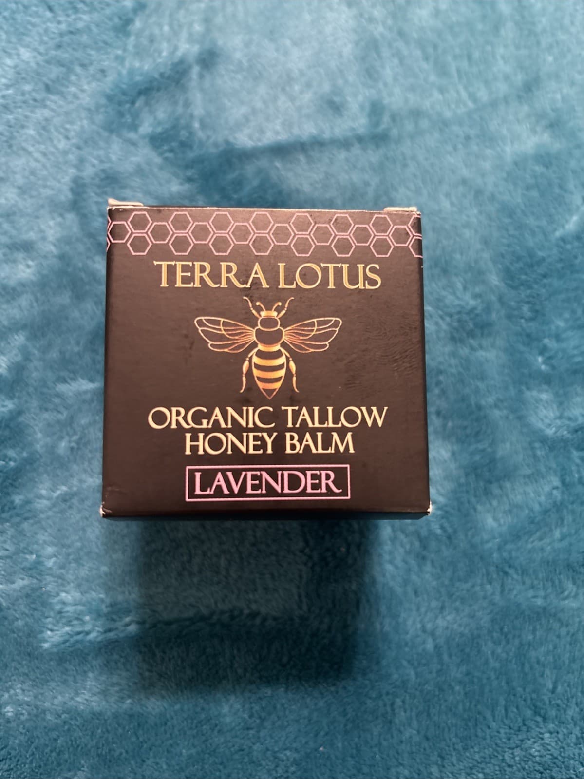 Terra Lotus Organic Grass-Fed Beef Tallow Balm with Raw Honey 2oz Lavender