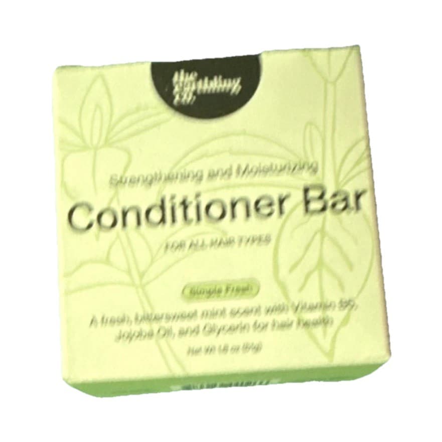 The Earthling Co. Conditioner Bar Mint Vegan Moisturizing Strengthening 2.25oz