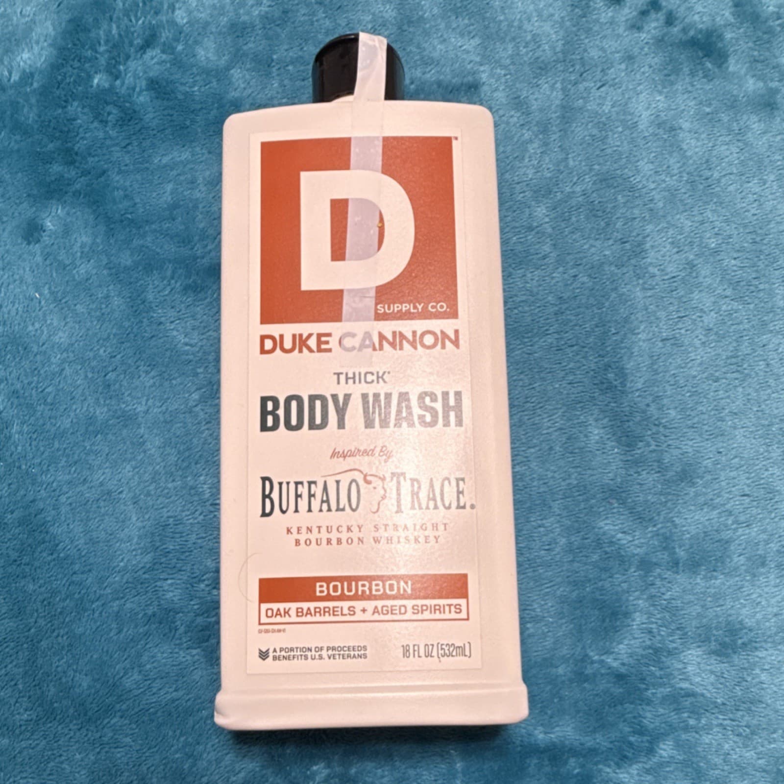 Duke Cannon Thick Body Wash Mineral-Enriched 3x Thicker Bourbon Scent 18 fl oz