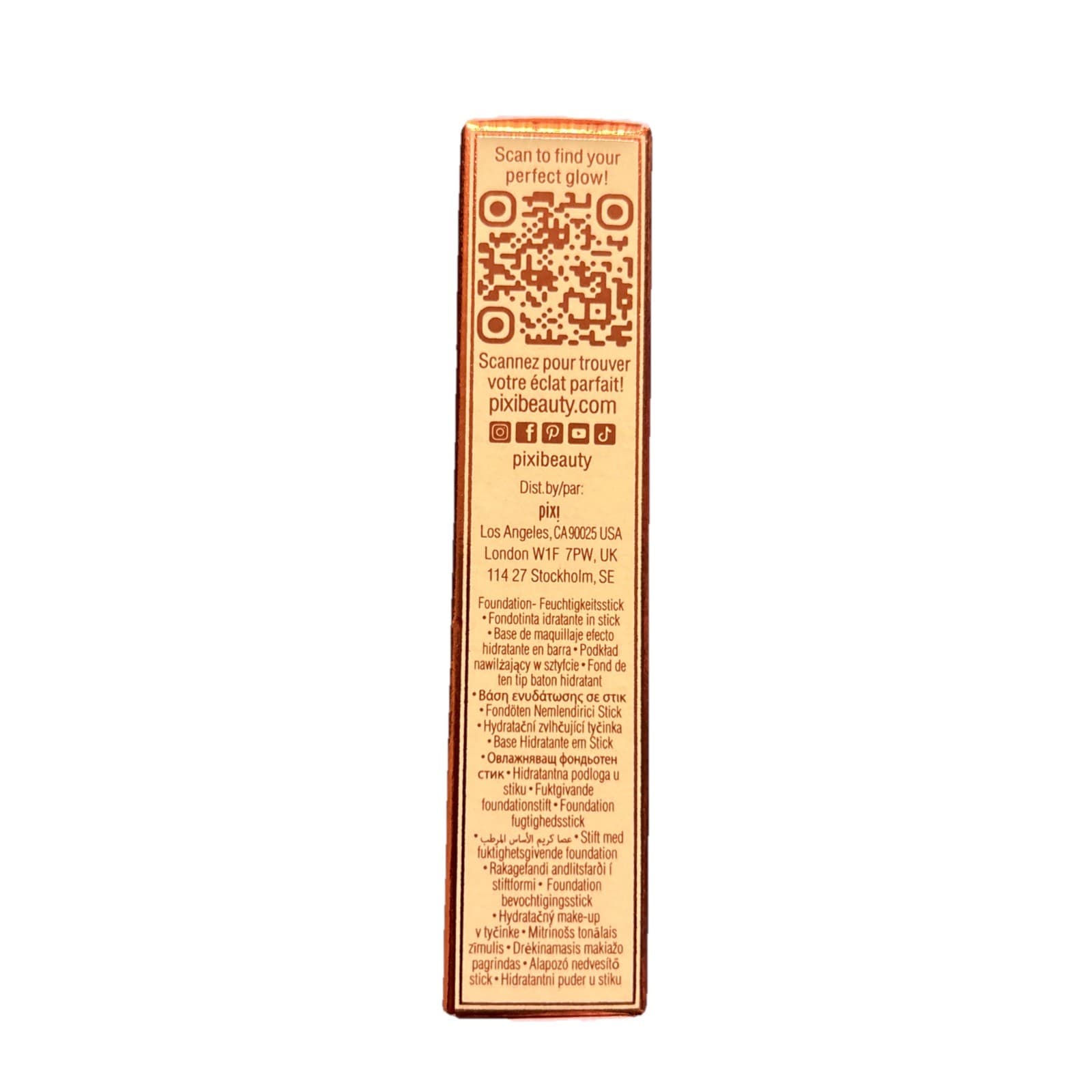 Pixi by Petra On-the-Glow BASE Foundation - Nude - 0.6oz: Paraben-Free, Vegan, S - Thumbnail 4