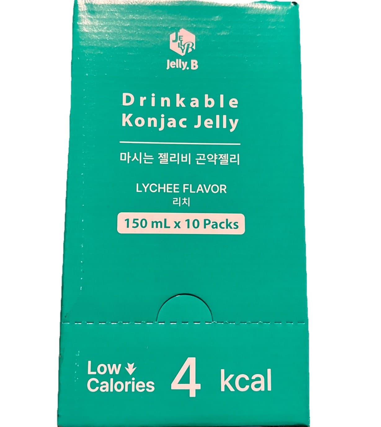 Jelly.B Drinkable Konjac Jelly Lychee 150ml x10 Sugar-Free 4kcal - Thumbnail 3