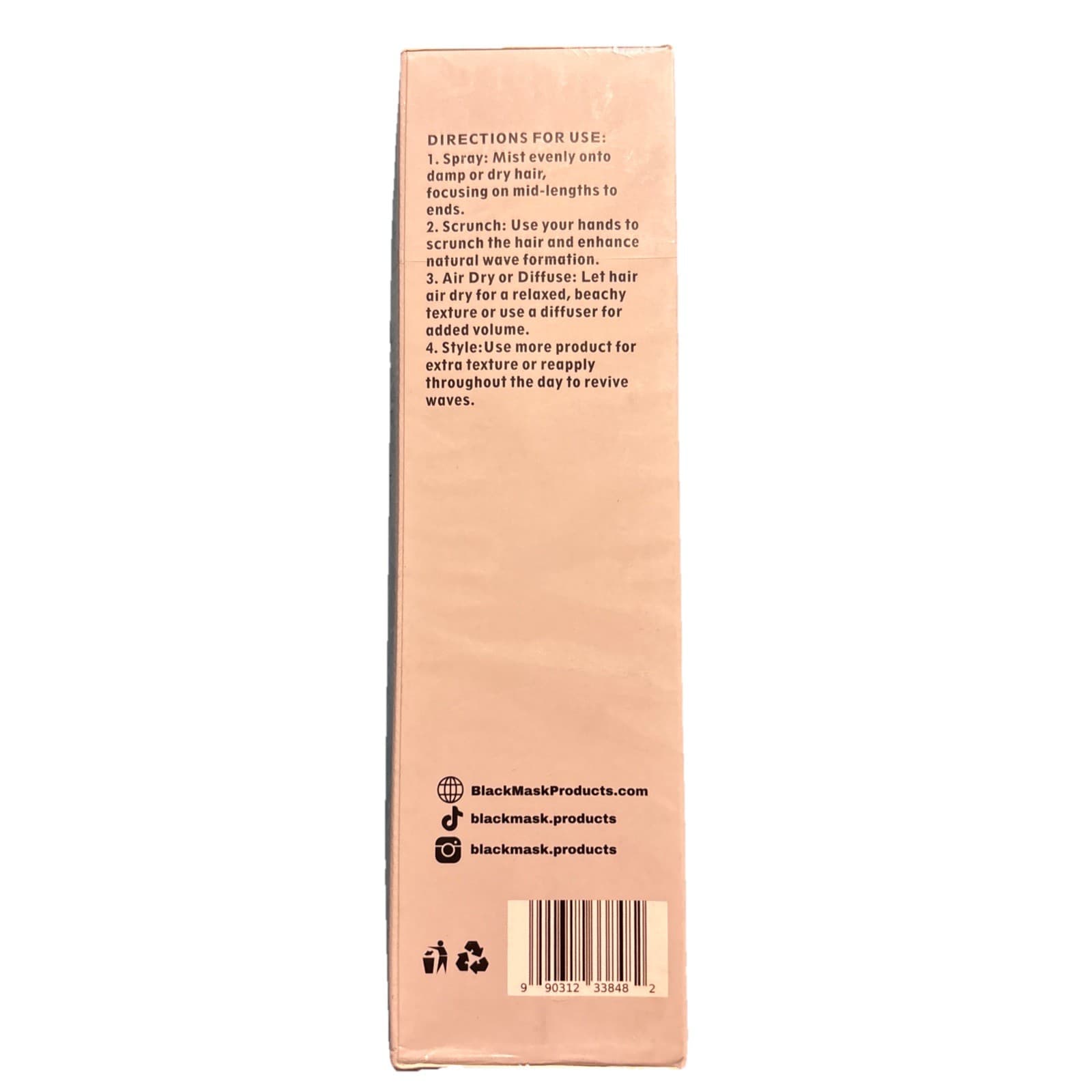BlackMask Sea Salt Spray for Men – Volume & 7 Fl Oz Factory Sealed - Thumbnail 3