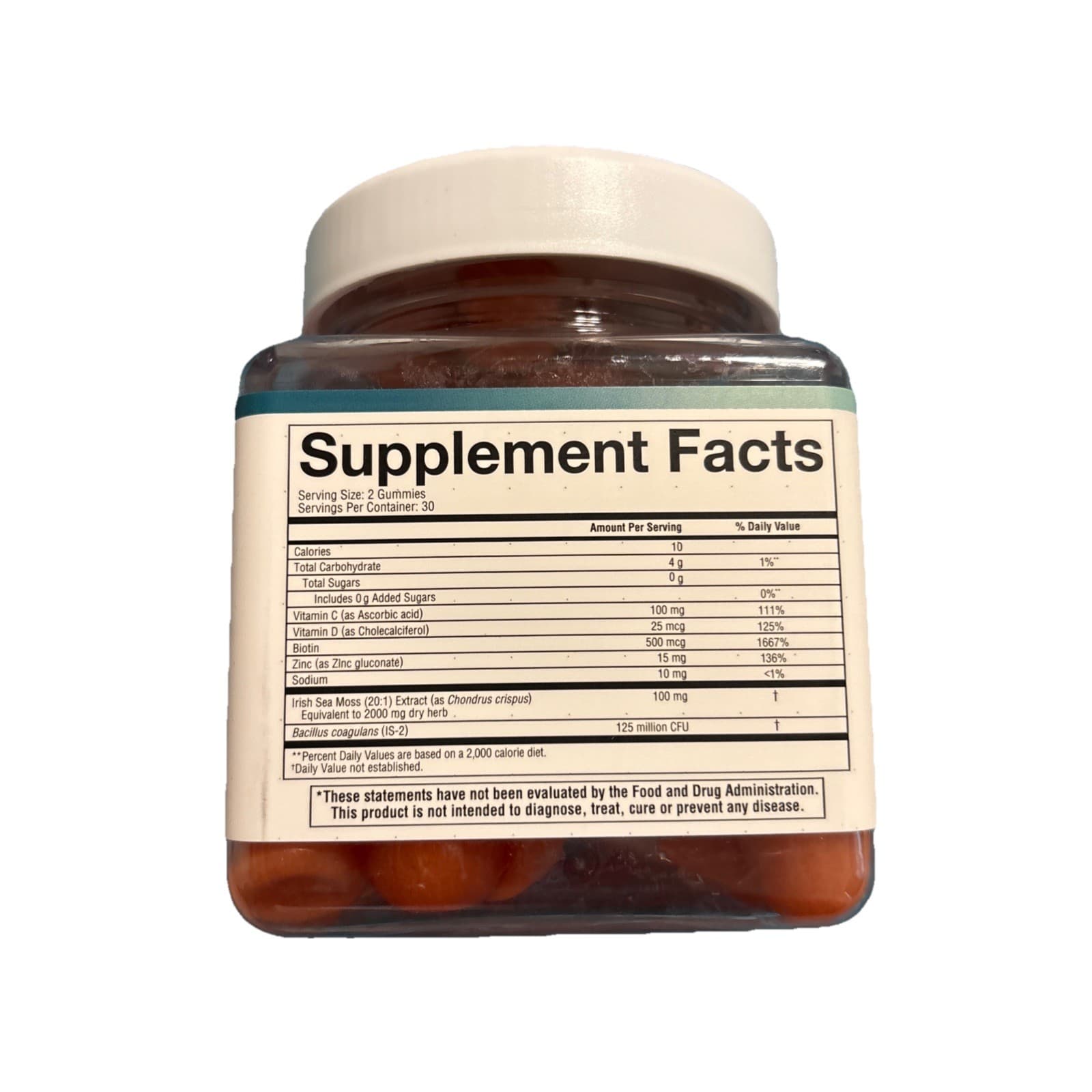 Youtheory Irish Sea Moss+ Zero Sugar Gummies, Berry, 60ct - Thumbnail 2