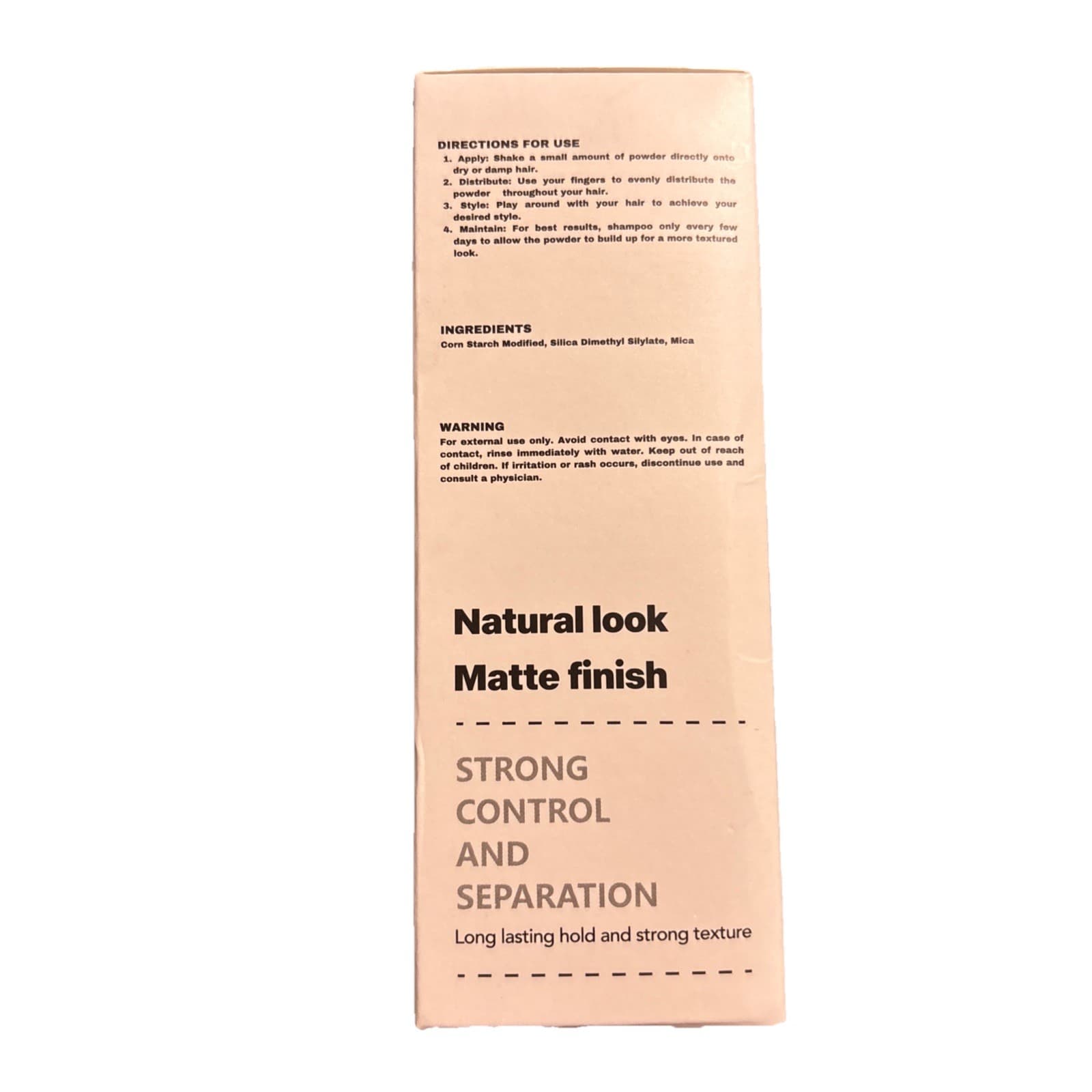 BlackMask Texture Powder for Men, Natural Hair Volume & Strong Hold New In Box - Thumbnail 3