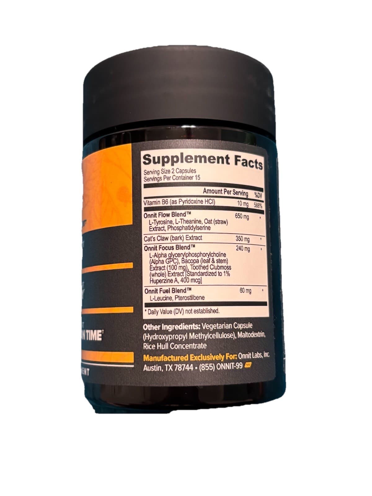 Onnit Alpha Brain Capsules - 30 Count - Thumbnail 3