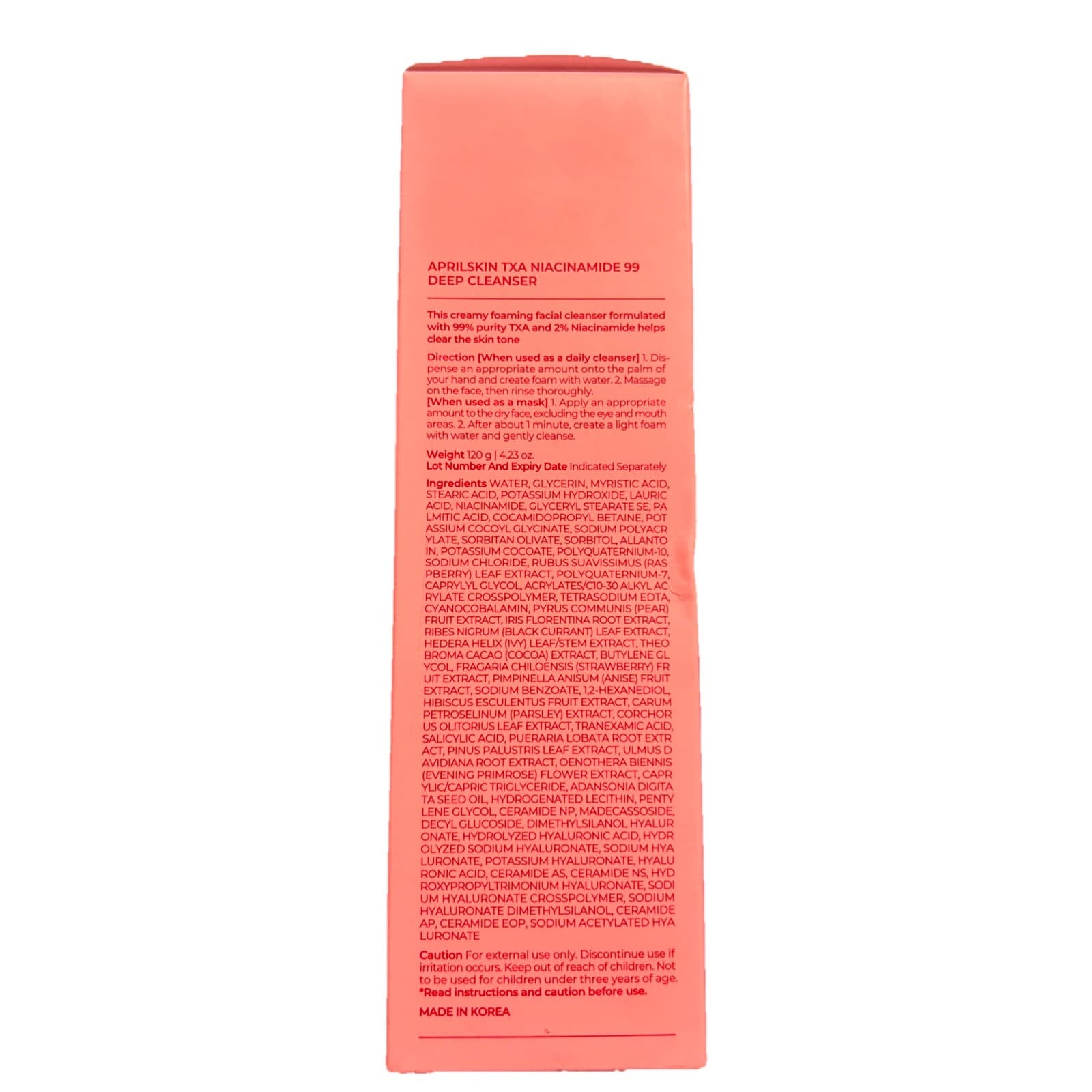 TXA Niacinamide 99 Pore Care Pink Bubble Gum Deep Cleanser | 99% High-Purity - Thumbnail 4