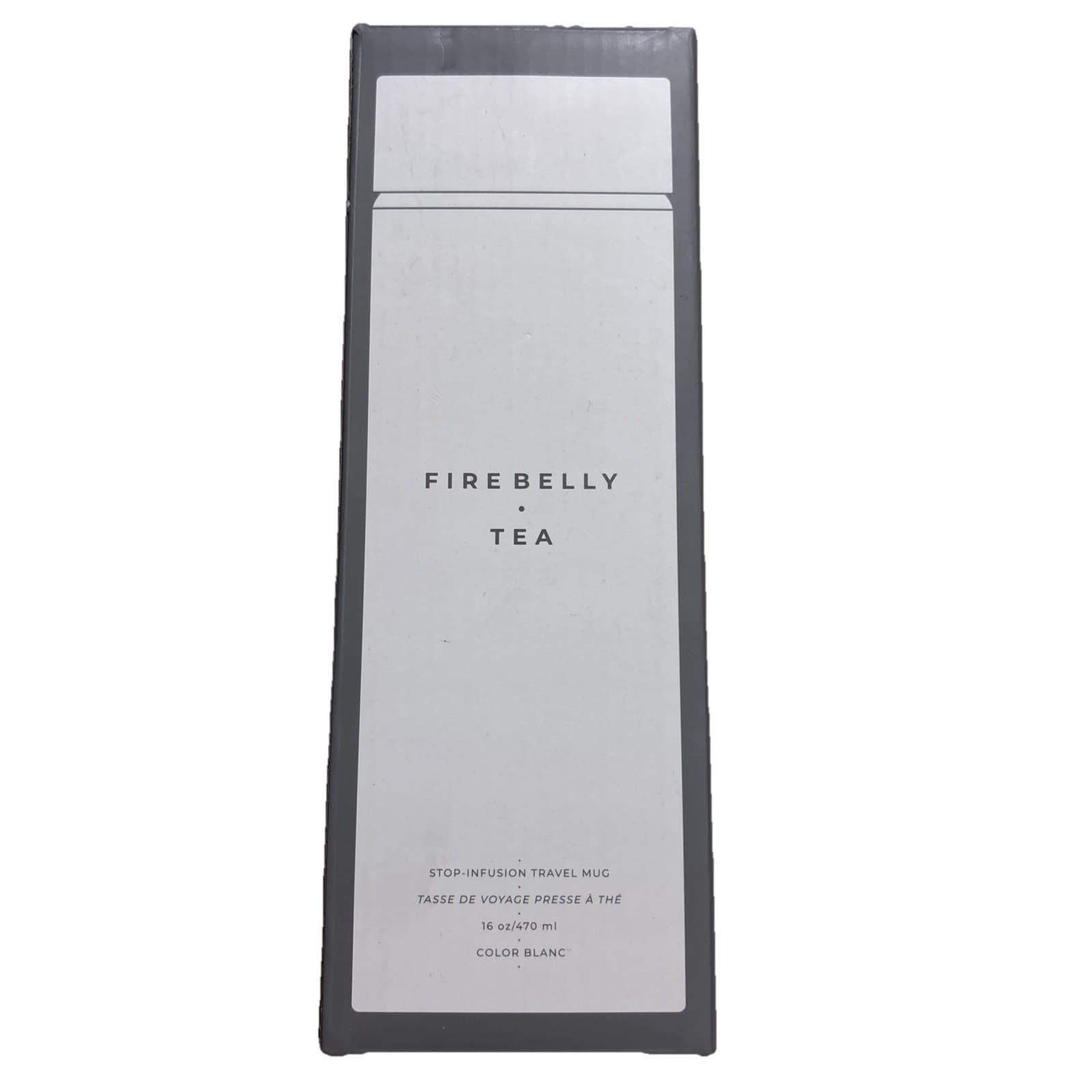 White Firebelly stop Infusion Travel Mug With Tumbler
