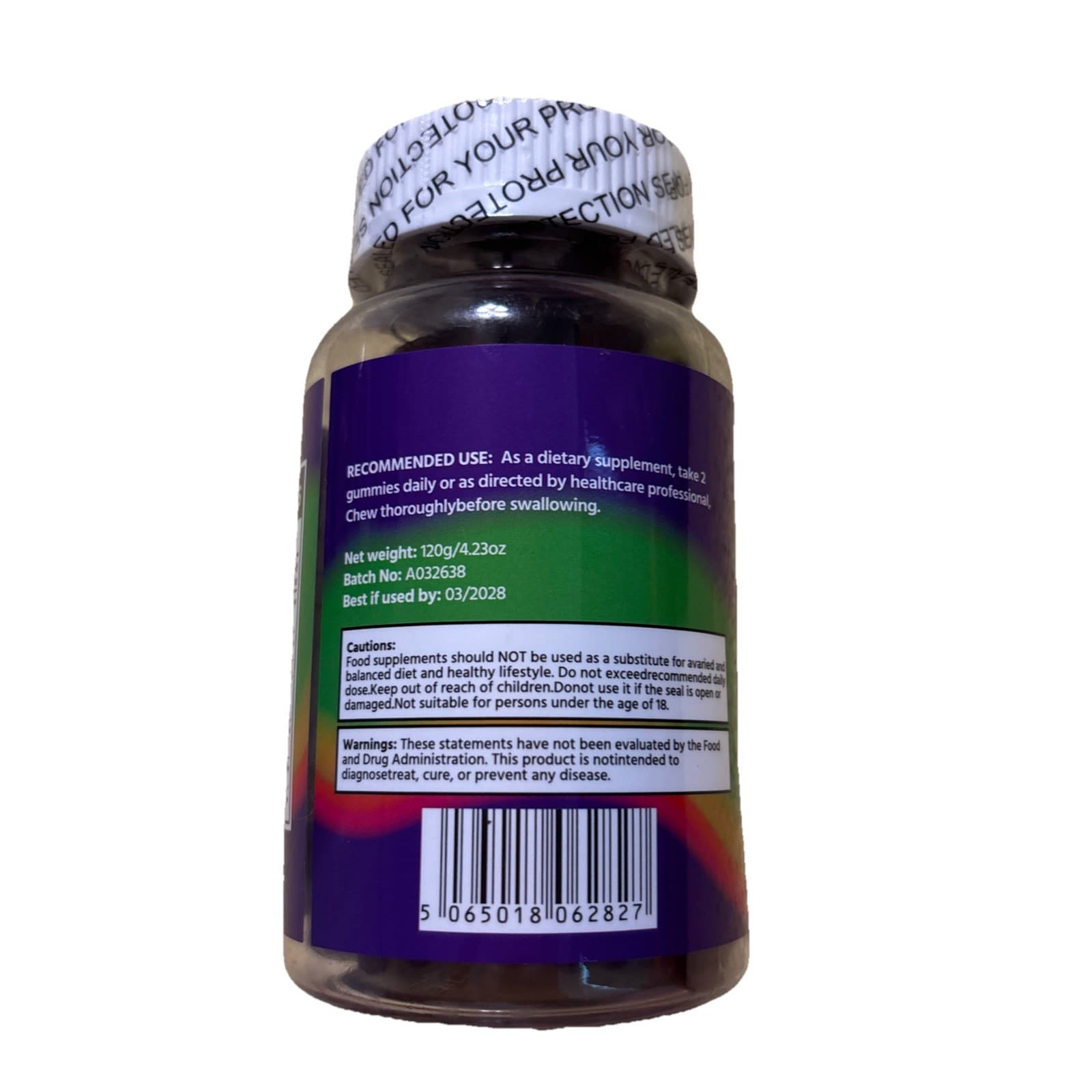 Sea Moss & Elderberry Thyroid & Immune Support Dietary Supplement - 60 Gummies - Thumbnail 3