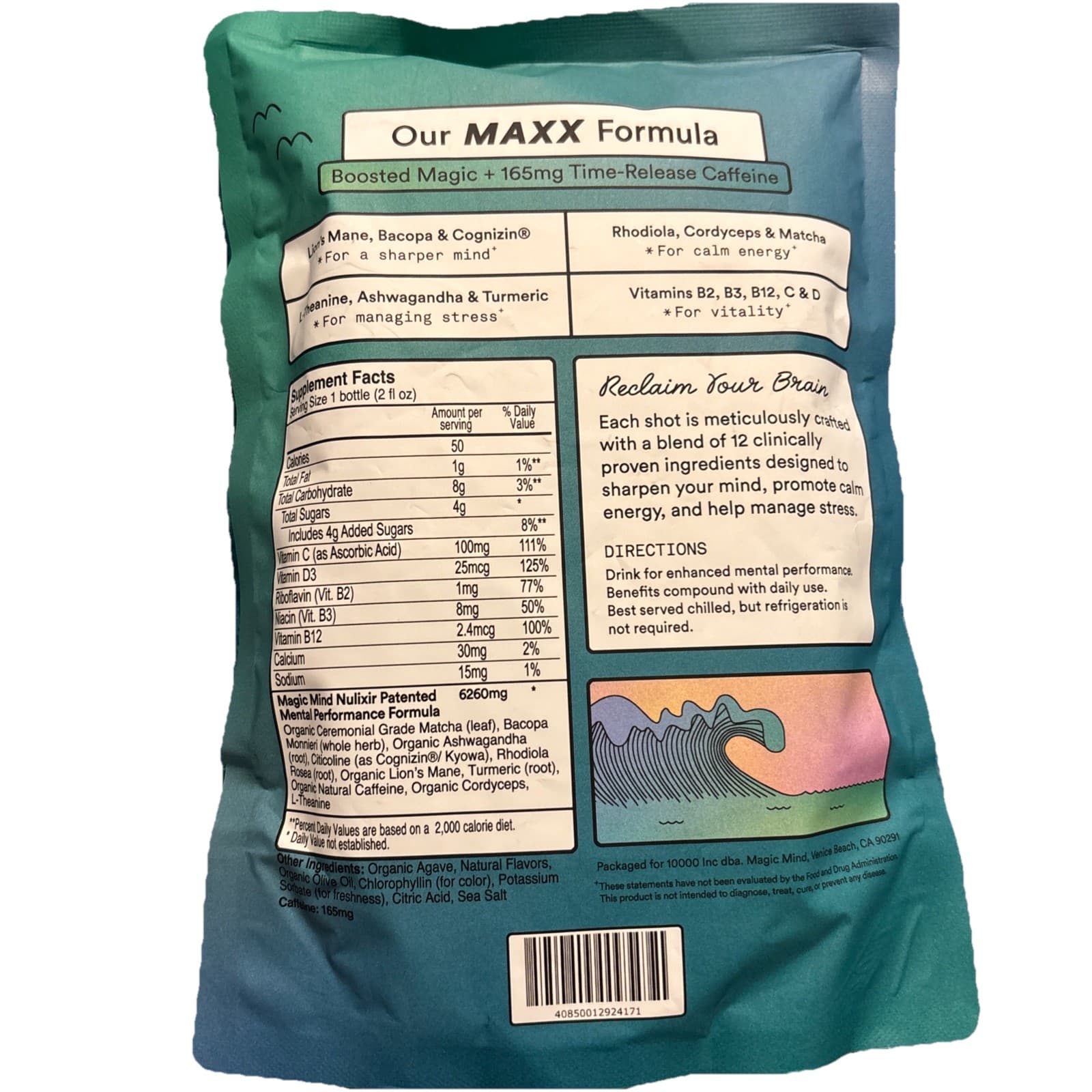 Magic Mind Maxxx Formula 5 Shot Pack Herbal Supplement - Thumbnail 2