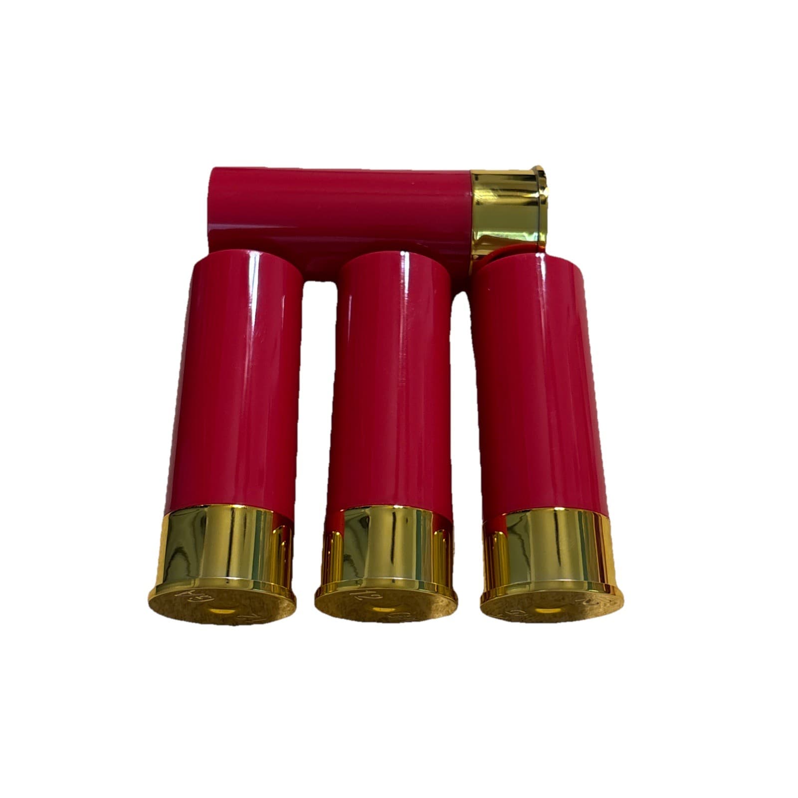 12 Gauge Shotgun Shell Shot Glasses Red Gold Set Of 4 Original Box - Thumbnail 2