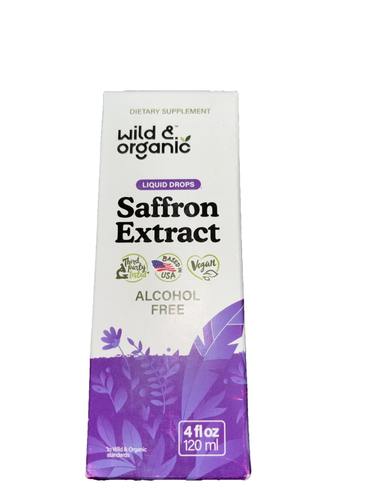 Wild & Organic, Saffron Extract Liquid Drops 4 fl oz