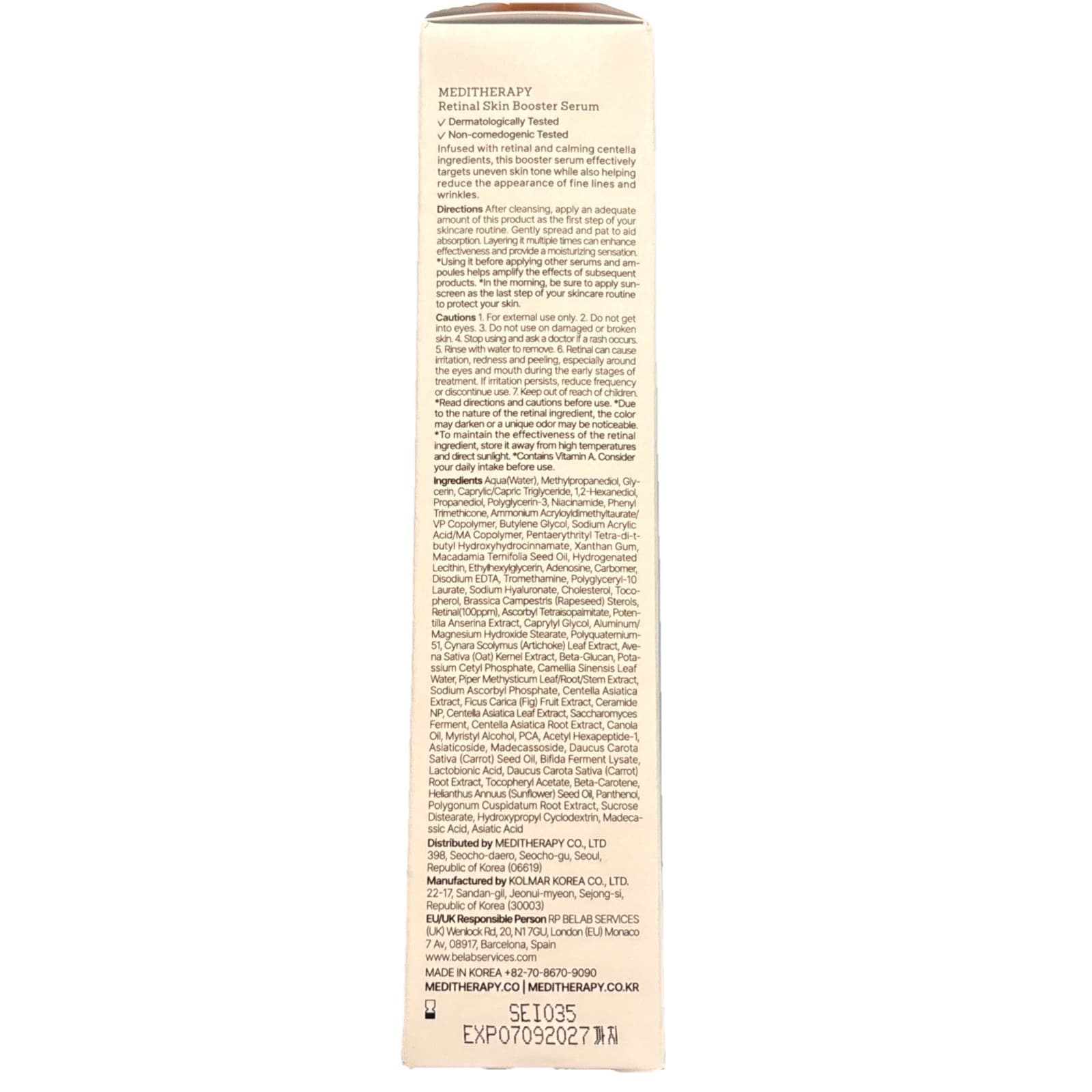 MEDITHERAPY - Retinal Skin Booster Serum [150ml] NEW - Thumbnail 4